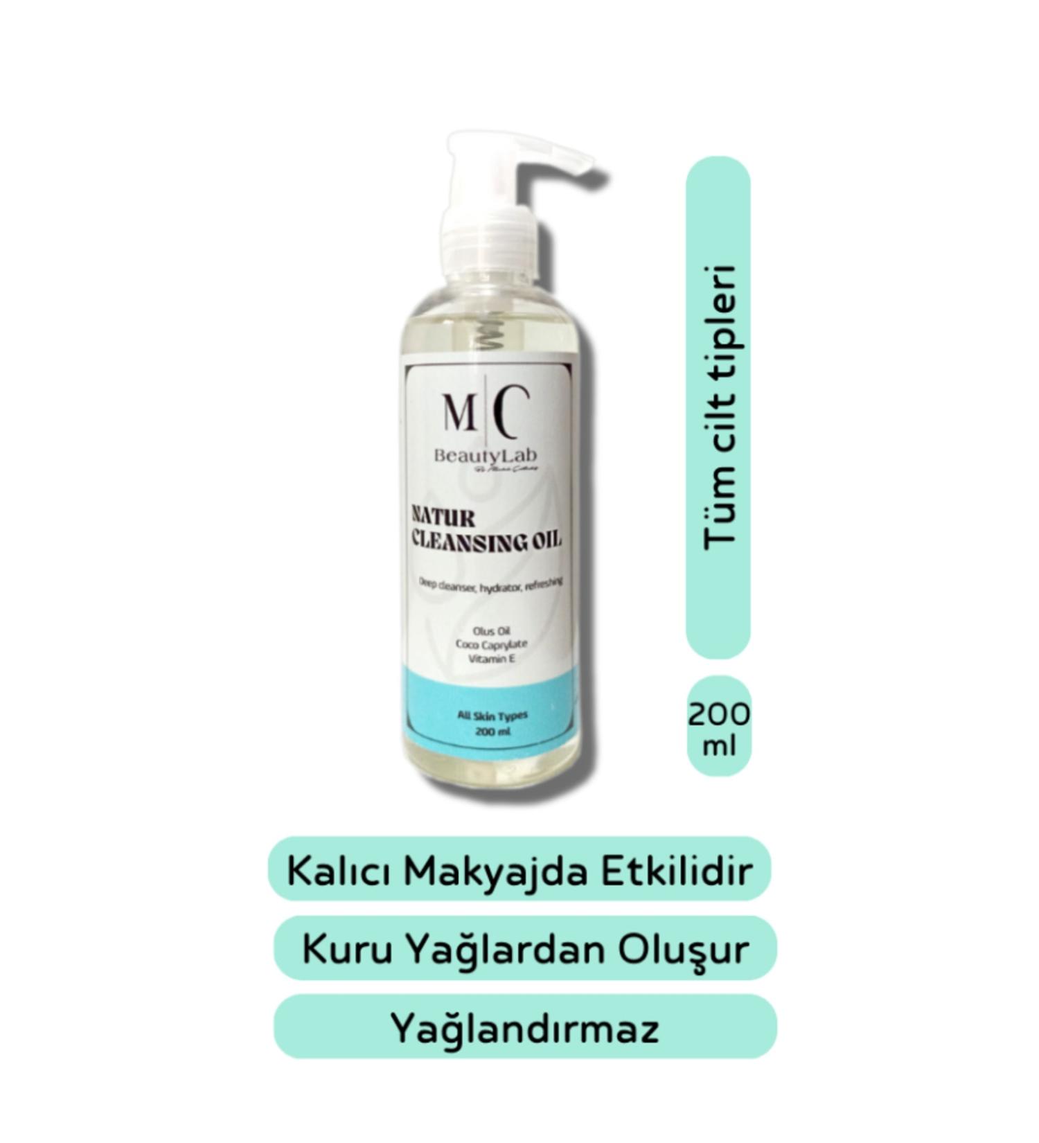 MC BeautyLab Natur Cleansing Oil - Skin and Makeup Cleansing Oil 200 ml