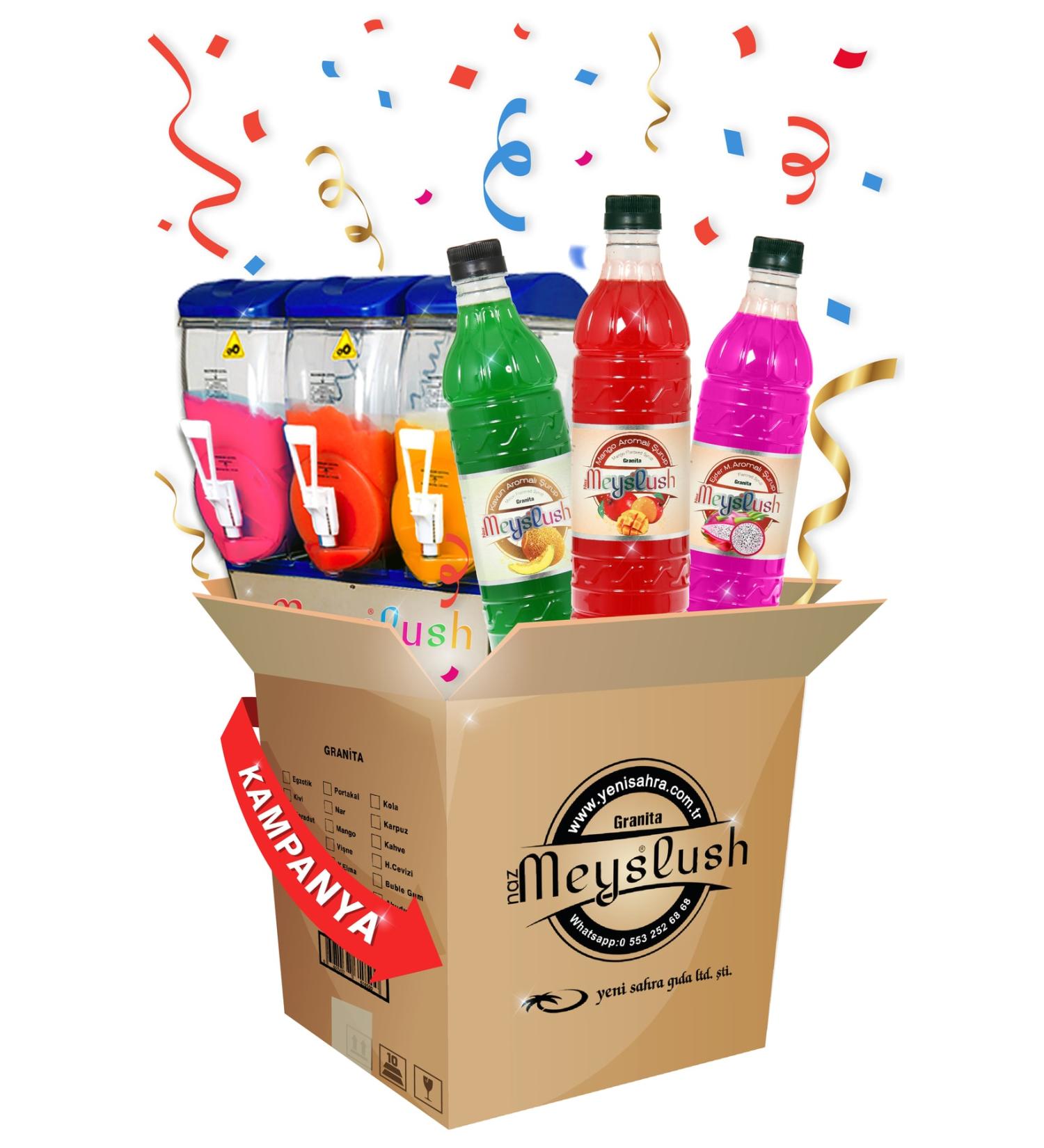 Meyslush (DRAGON M-MELON-MANGO) Flavored Ice Powder Snow Syrup (ASK A QUESTION FOR 3 DIFFERENT VARIETIES)