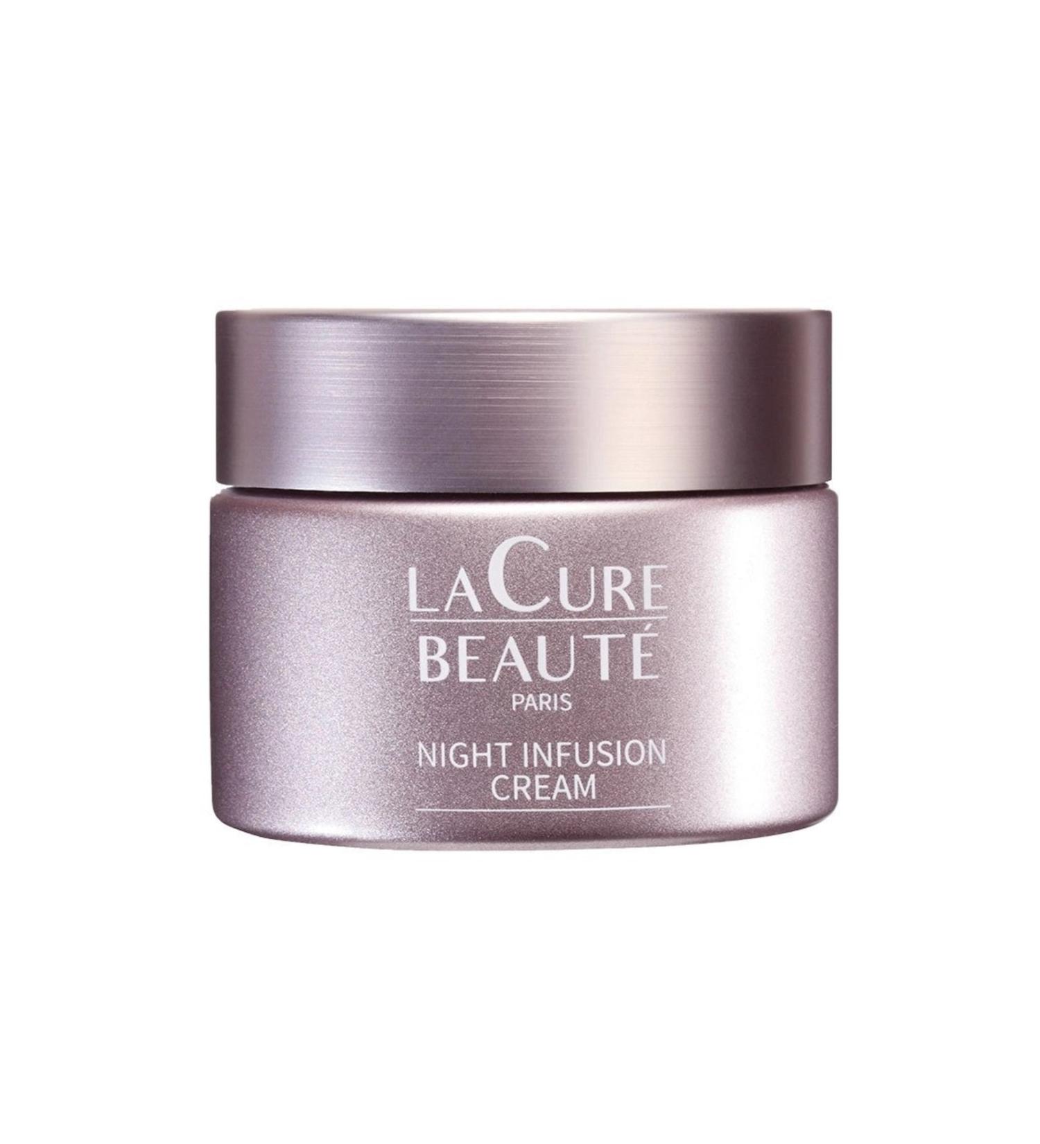 La Cure Beaute Anti Ageing Night Infusion Cream - Moisturizing Night Cream with Shea Butter and Argan Oil 50 Ml