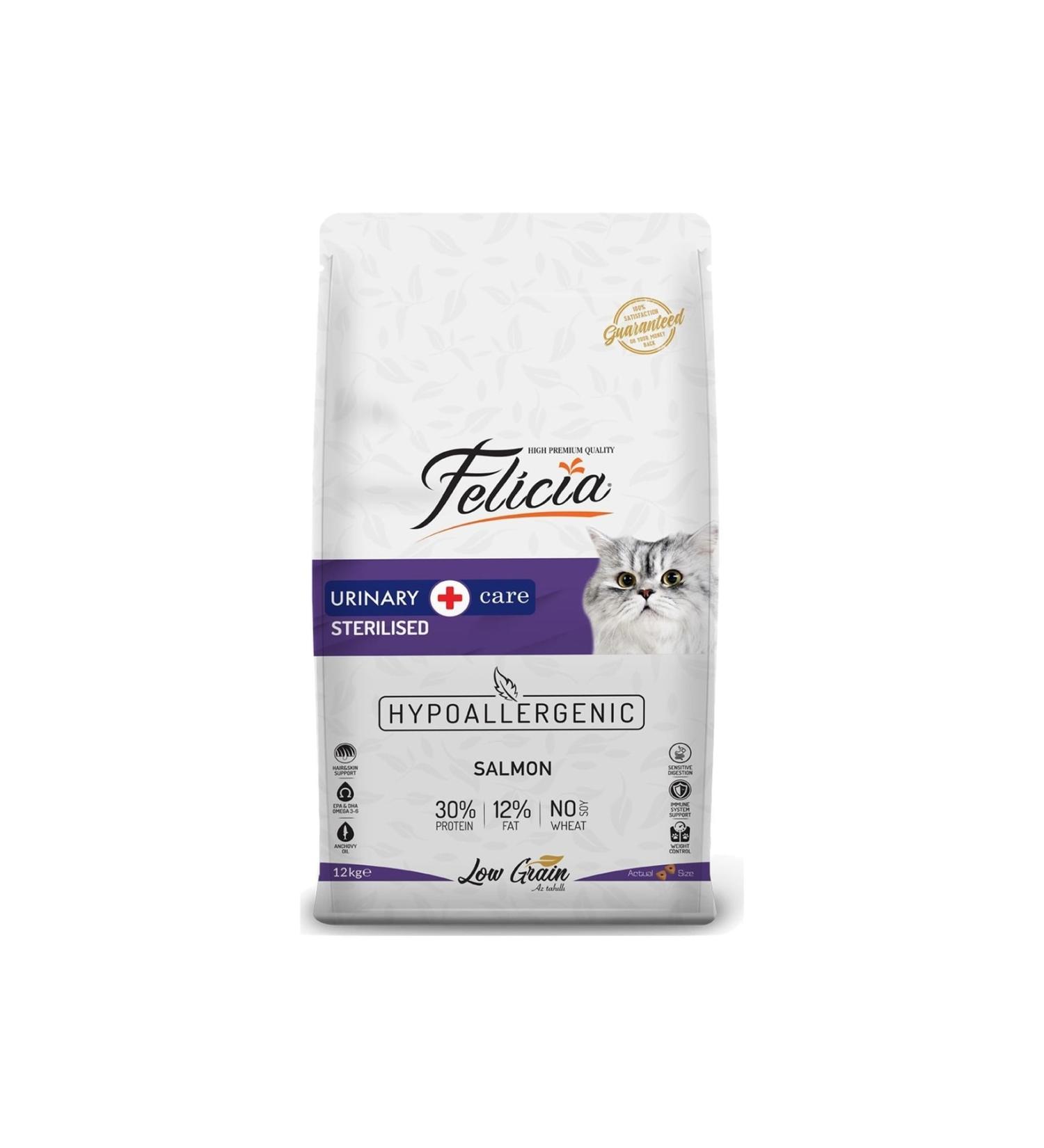 Felicia Sterilized Salmon Cat Food - 12 Kg