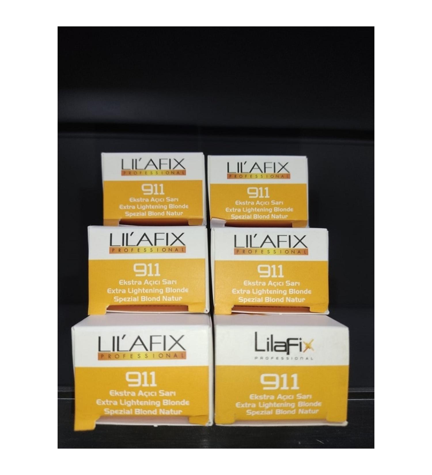 Lilafix Extra Lightening Yellow 911 Hair Dye 60 Ml X 6pcs keus0506045