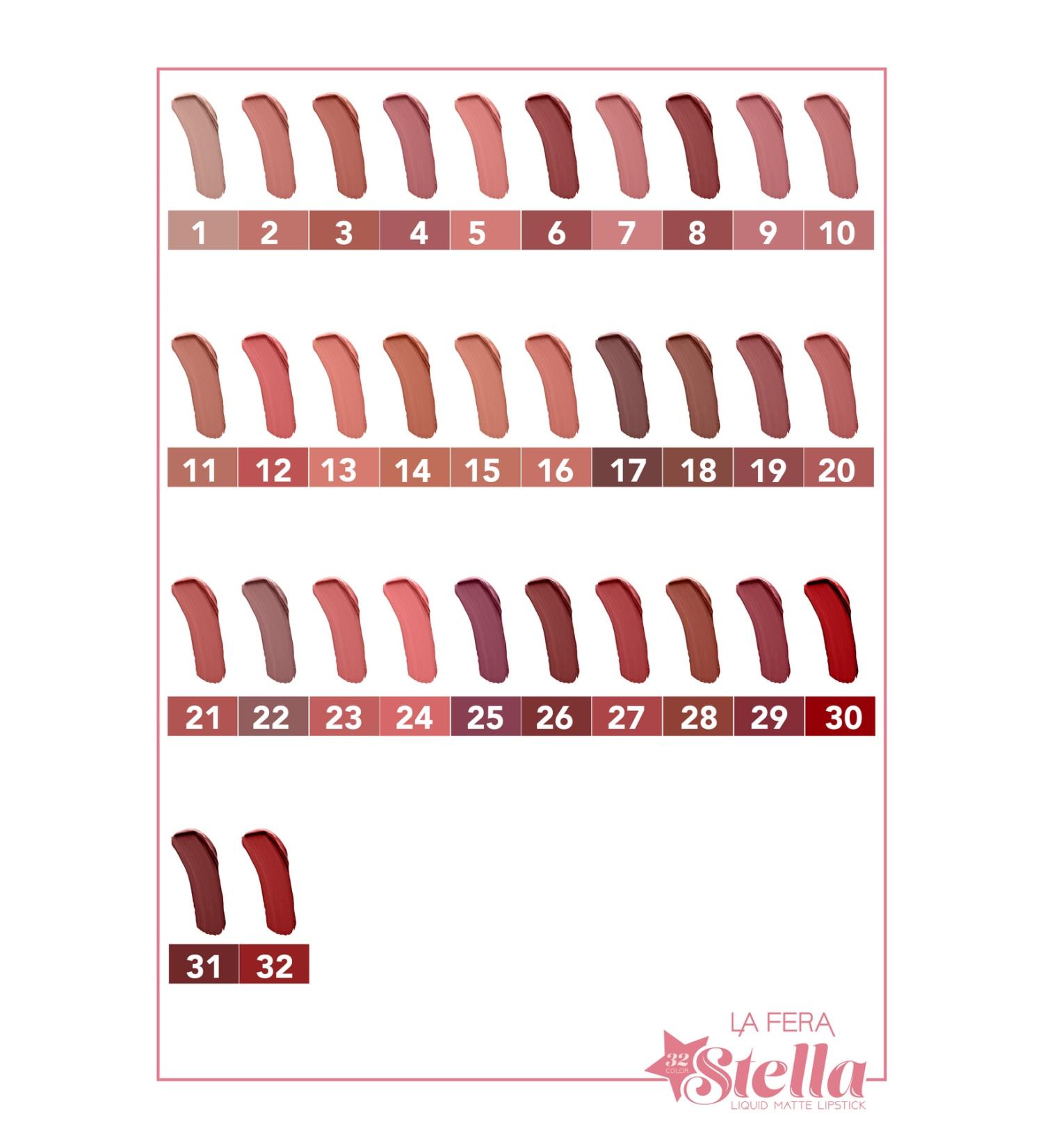 La Fera Stella Liquid Matte Lipstick