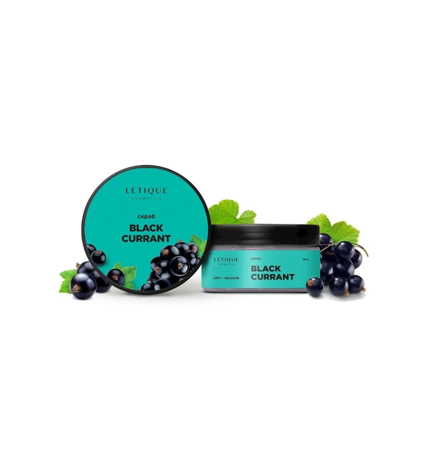 Letique Black Currant Anti-Cellulite Body Scrub 250gr - Buy Online on GoSupps.com