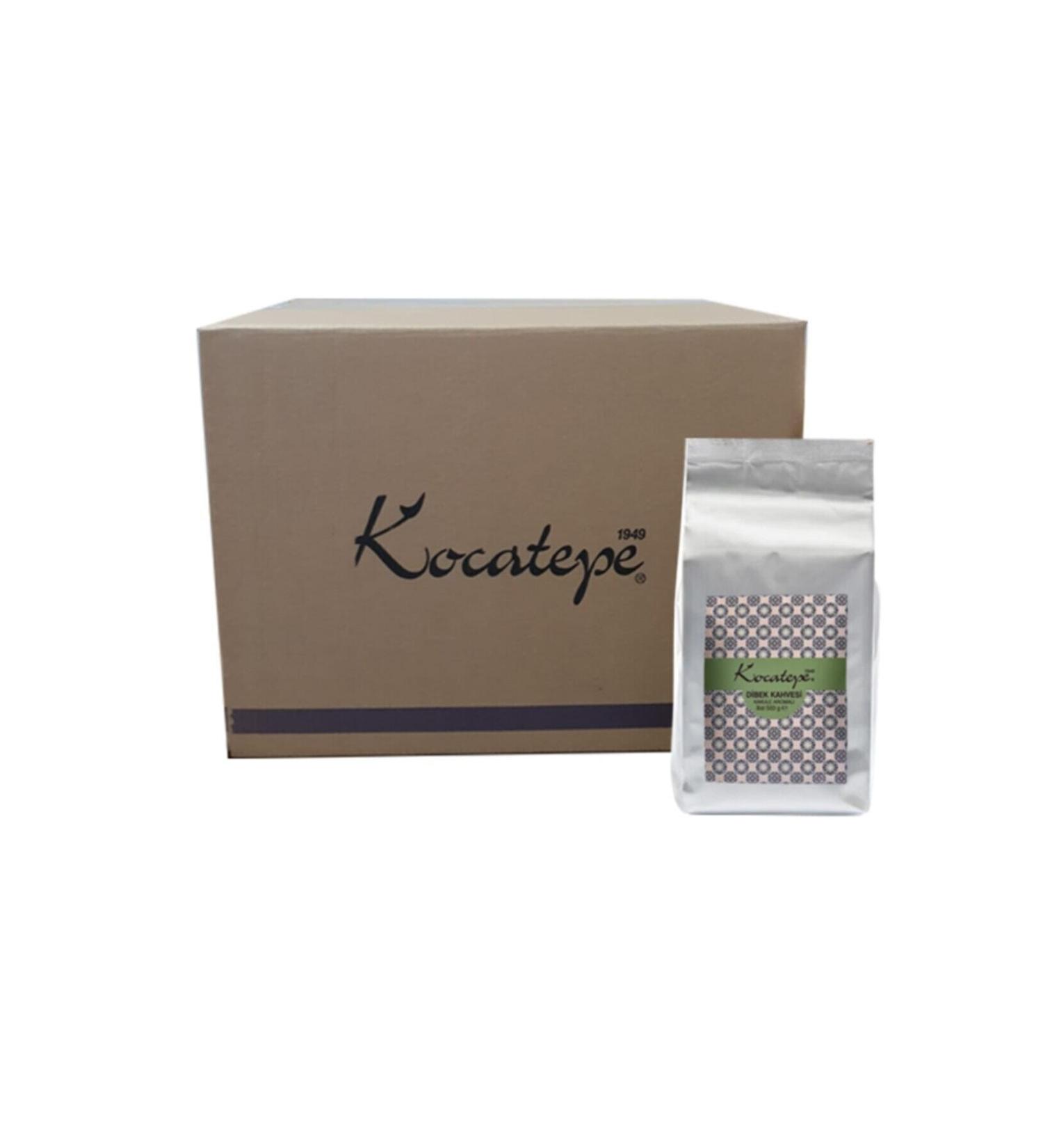 KOCATEPE COFFEE Kocatepe Turkish Coffee Dibek Coffee Flavored 12*500 Gr Foil