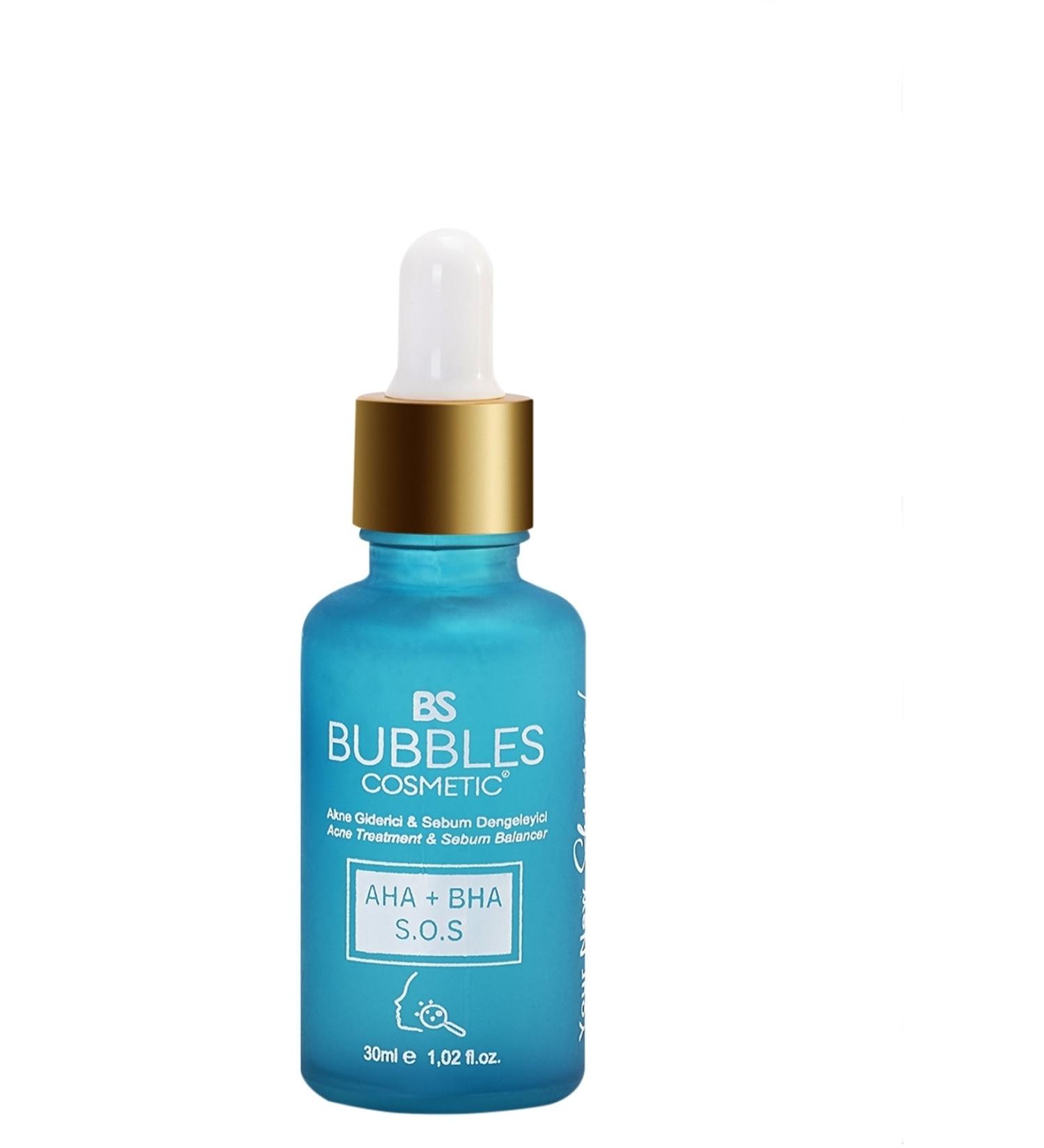 bs bubbles cosmetic Acne and Blackhead Remover Sebum Balancing Serum 30ml - Buy Online on GoSupps.com