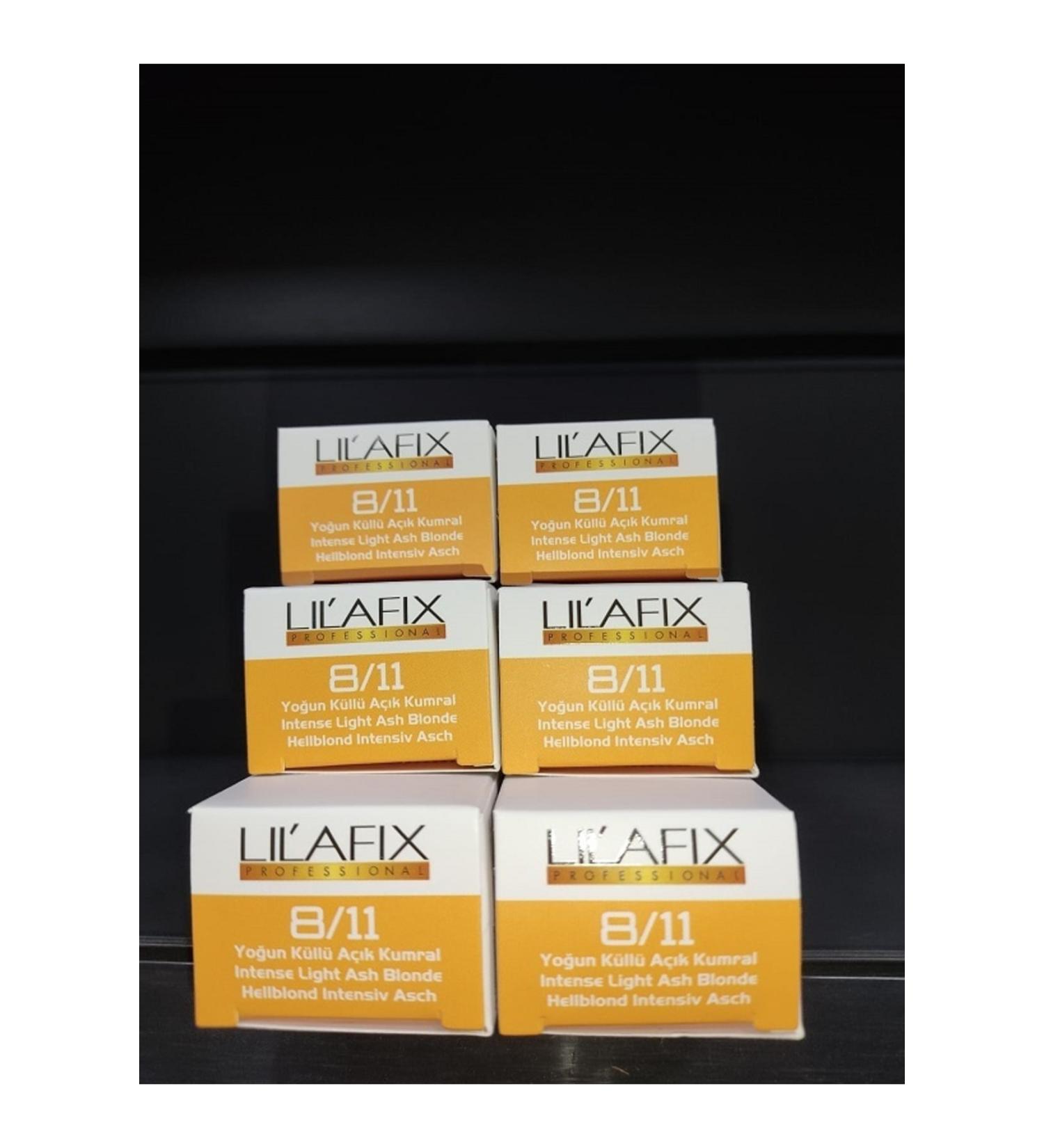 Lilafix 8/11 Intense Ash Light Blonde 60mlx6 Pieces keus0506098