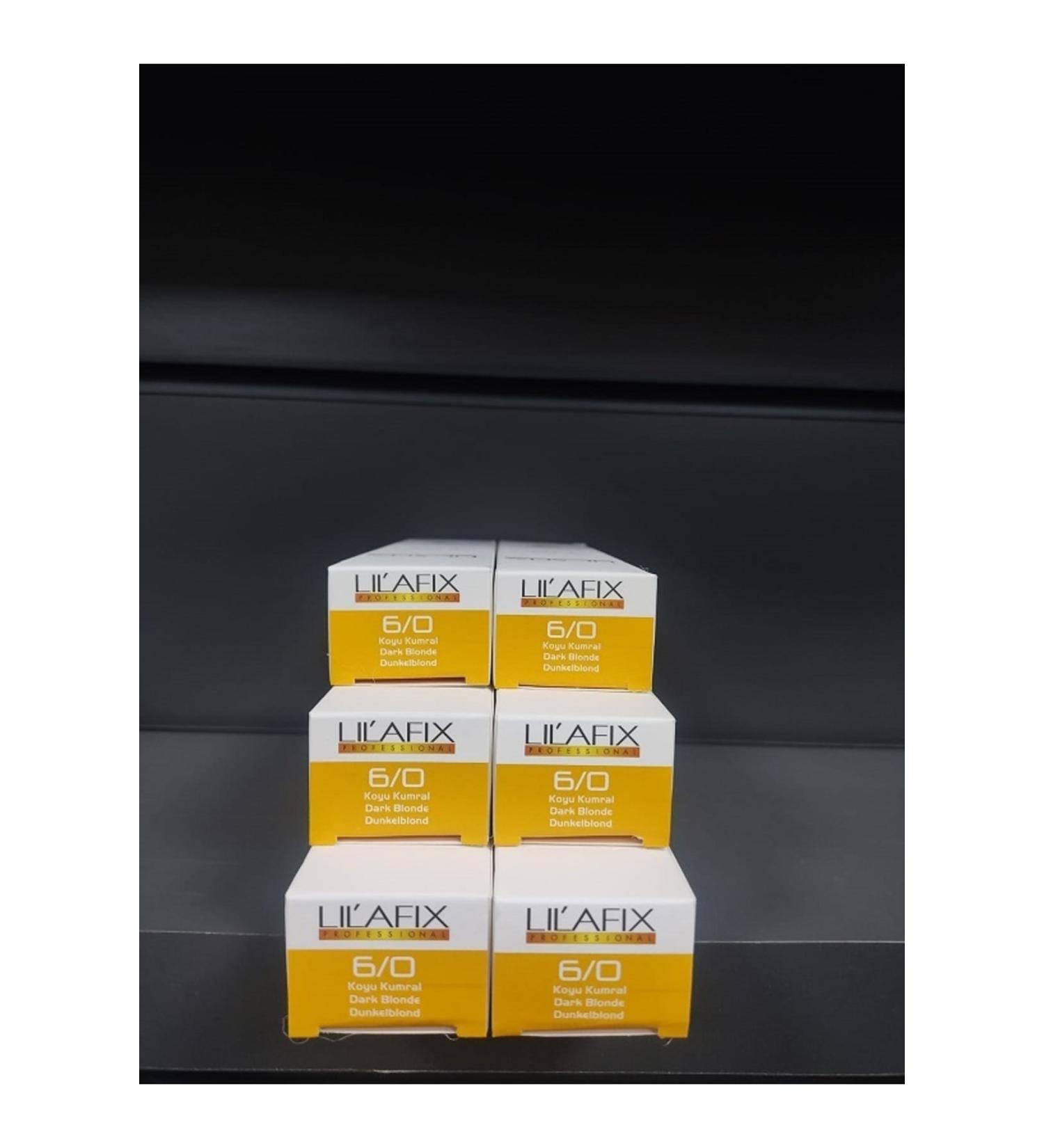 Lilafix Dark Blonde Hair Dye 6/0 60mlx6 Pieces keus050601011