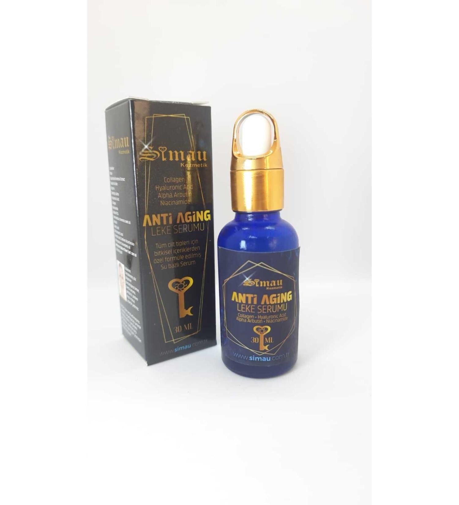 SIMAU COSMETICS Antiaging & Stain Natural Face Serum %2 Arbutin