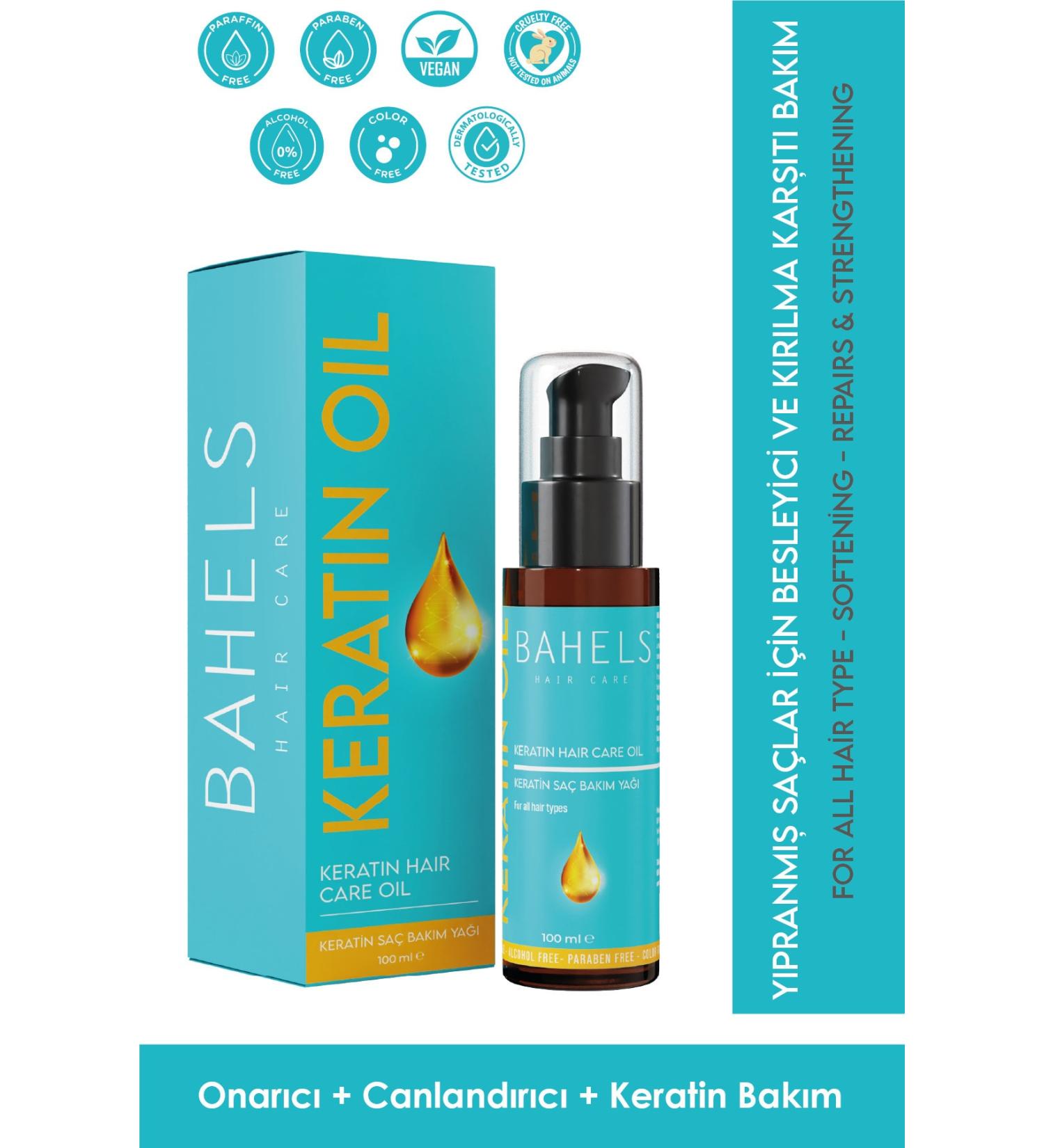 Bahels Cosmetic Keratin Care Oil for Extremely Damaged Hair 100 Ml - Buy Online on GoSupps.com