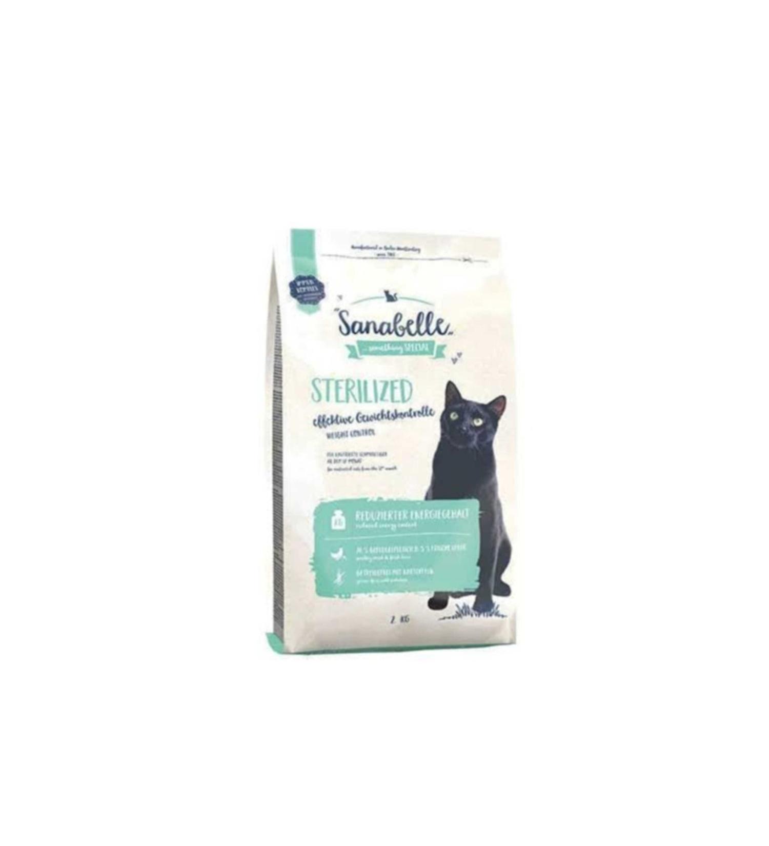 Sanabelle Neo Pet Market Sterilized Neutered Grain-Free Gluten-Free Cat Food 2 Kg