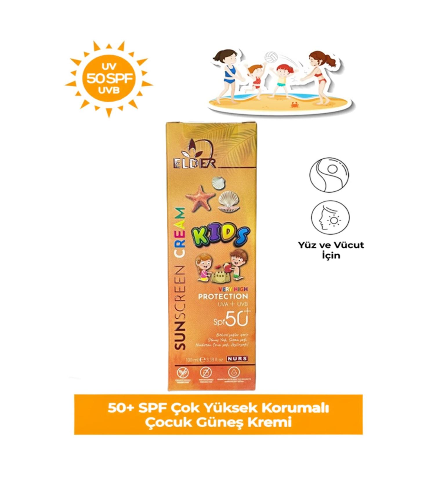 Elder Kids Sun Cream Children's Sun Cream High Protection Spf 50