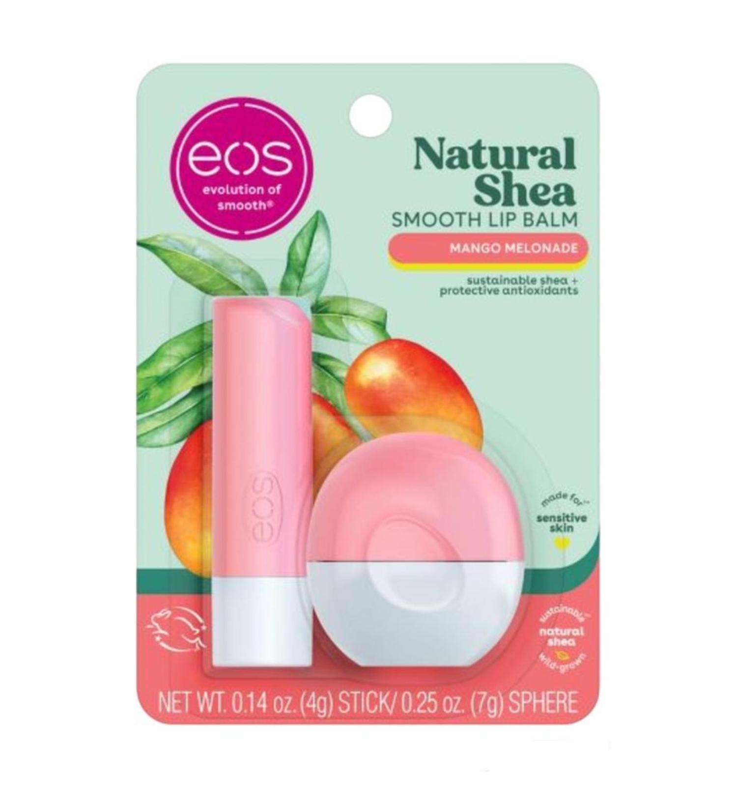 Eos Mango Melonade Lip Balm Stick 4g.+ Sphere 7gr 2 Pack - Buy Online on GoSupps.com