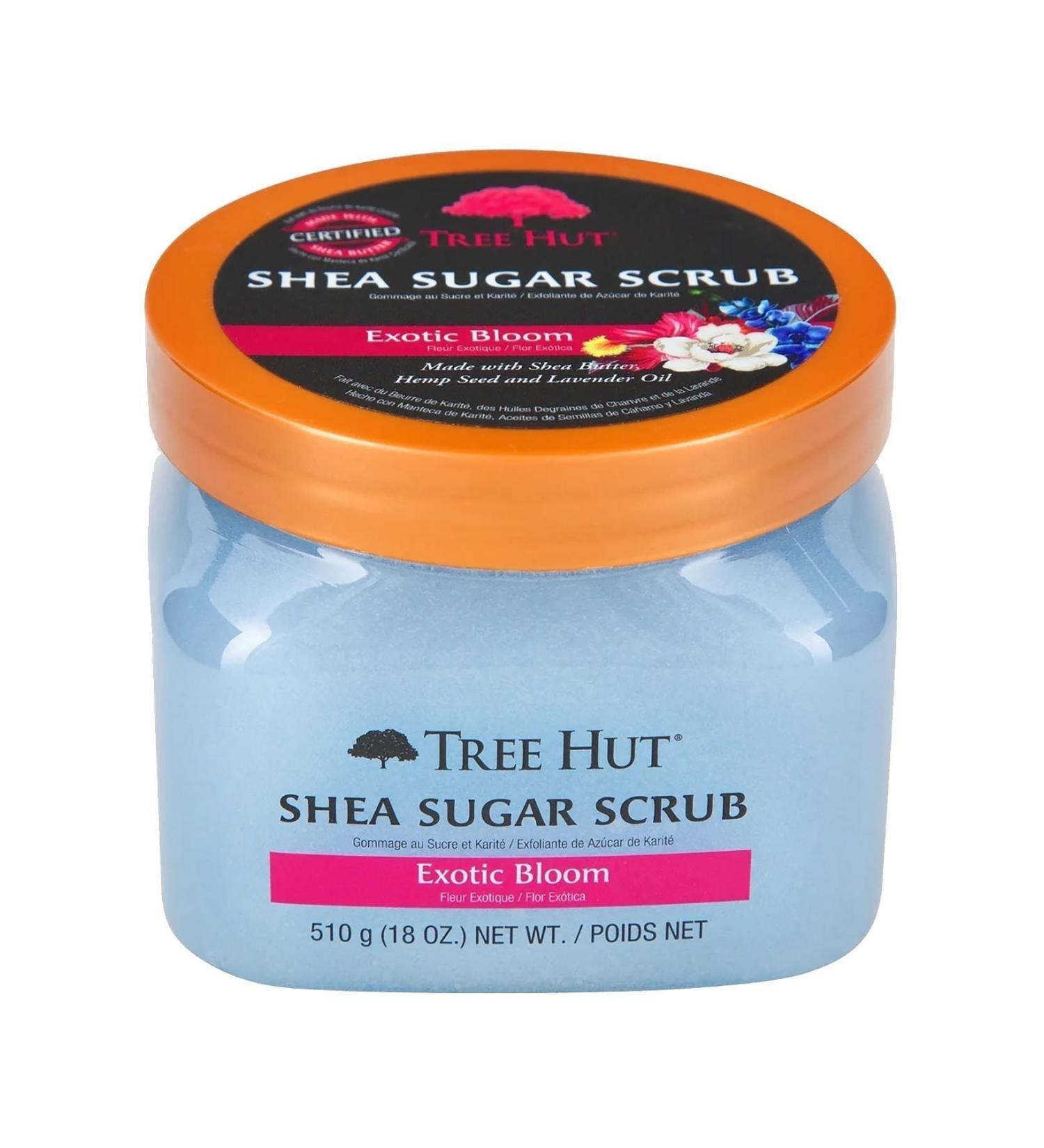 TreeHut Tree Hut Exotic Bloom Shea Sugar Scrub Body Peeling 510GR - Buy Online on GoSupps.com