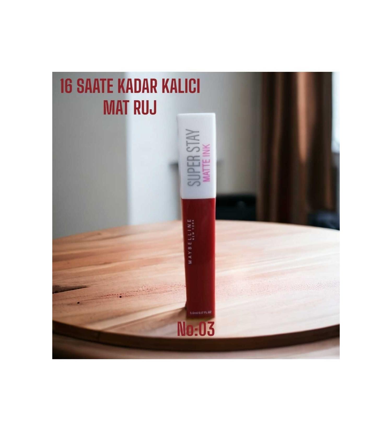 SONES COSMETICS Maybelline New York Lipstick No:3