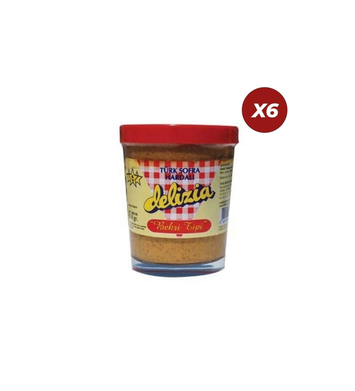 Deliziya Delizia Bekri Type Mustard 150 Gr 6 Pieces