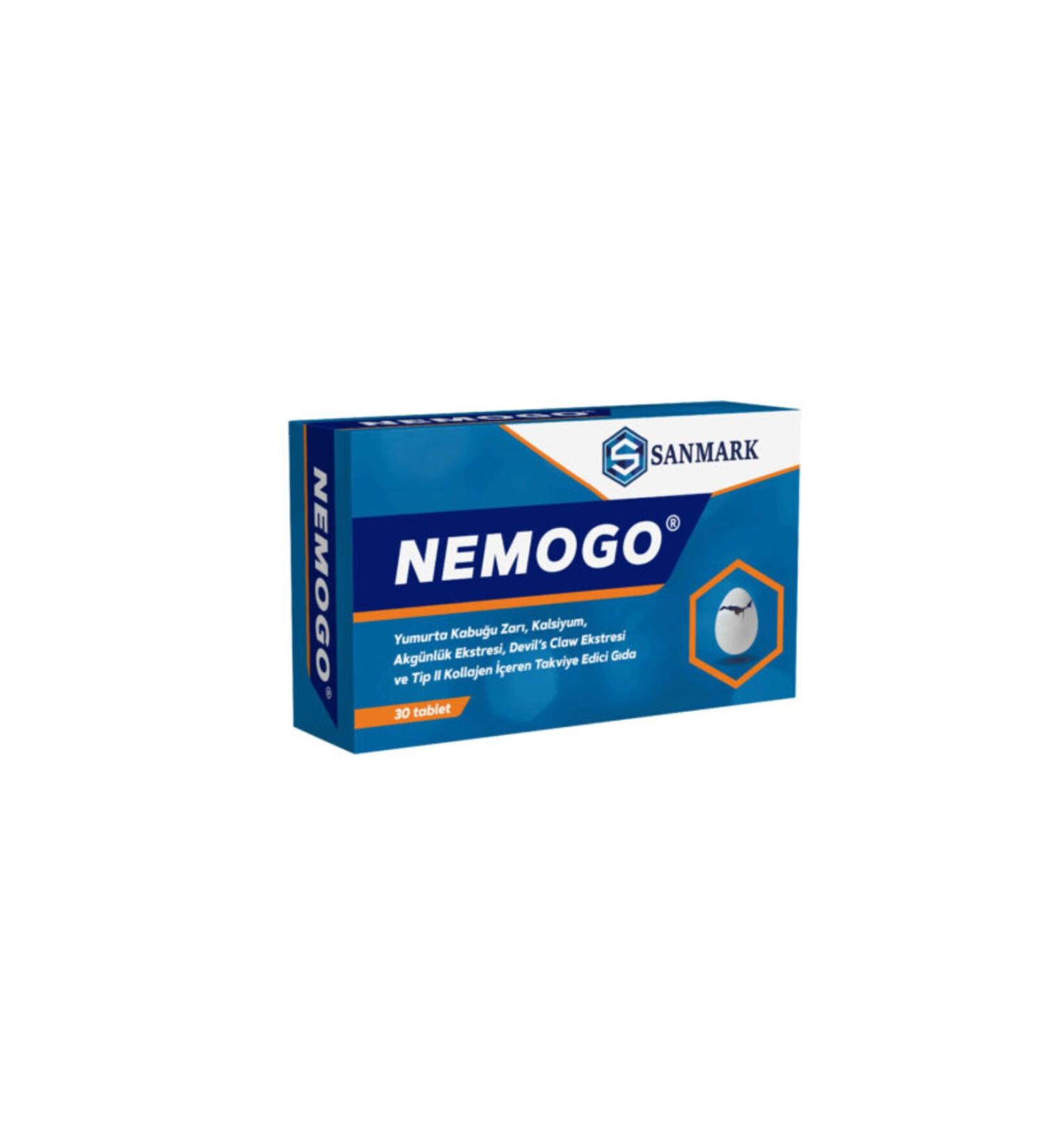 SANMARK Nemogo Egg Shell Membrane 30 Tablets