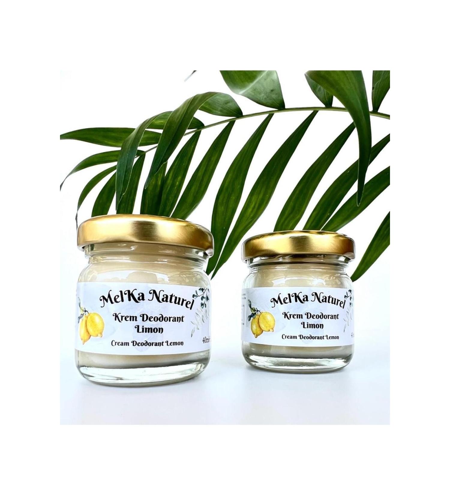 MelKa Natural Cream Deodorant Lemon