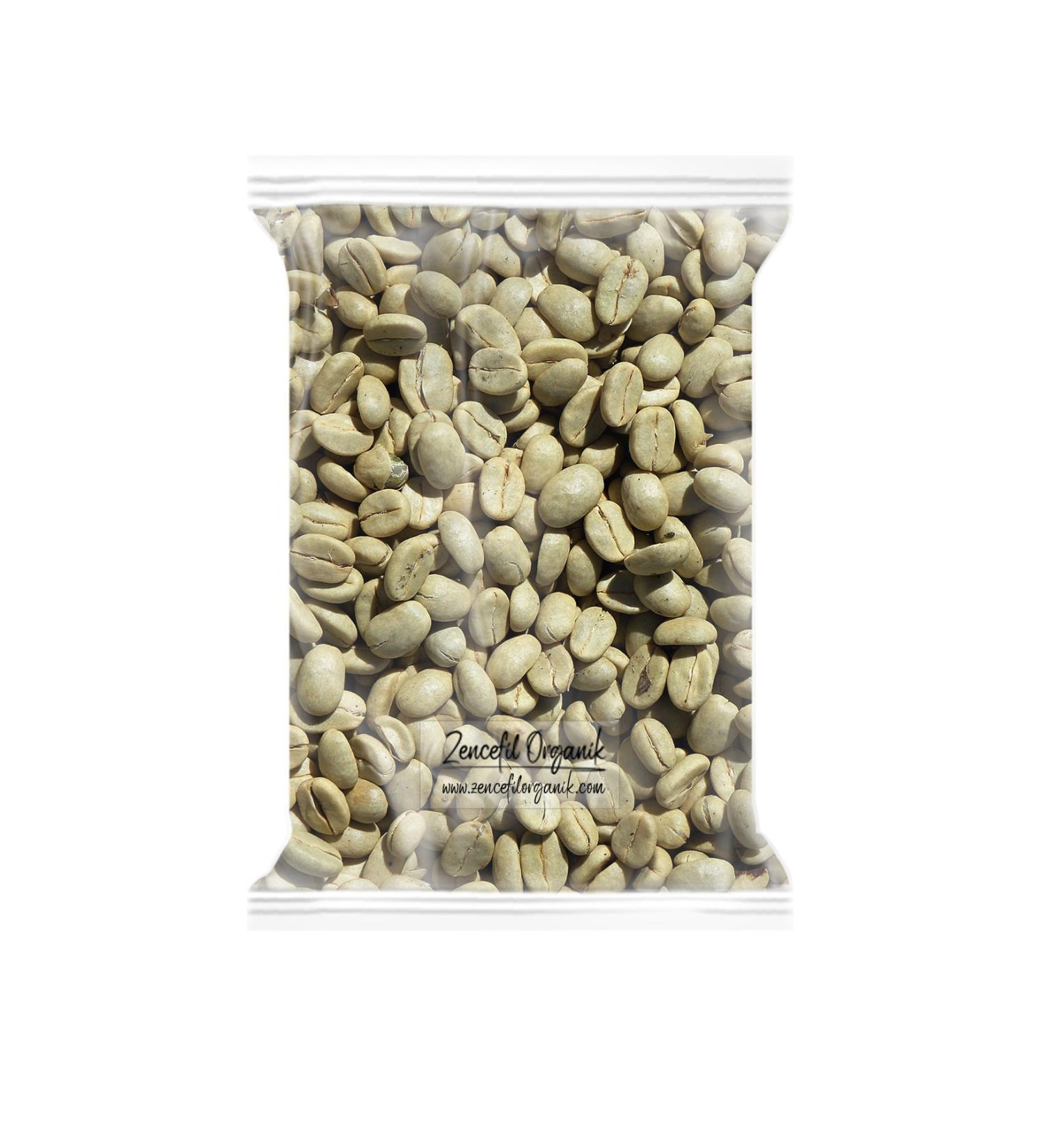 Ginger Organic Unroasted Coffee Beans 1 Kg. Green Coffee Beans 1000 Gr.