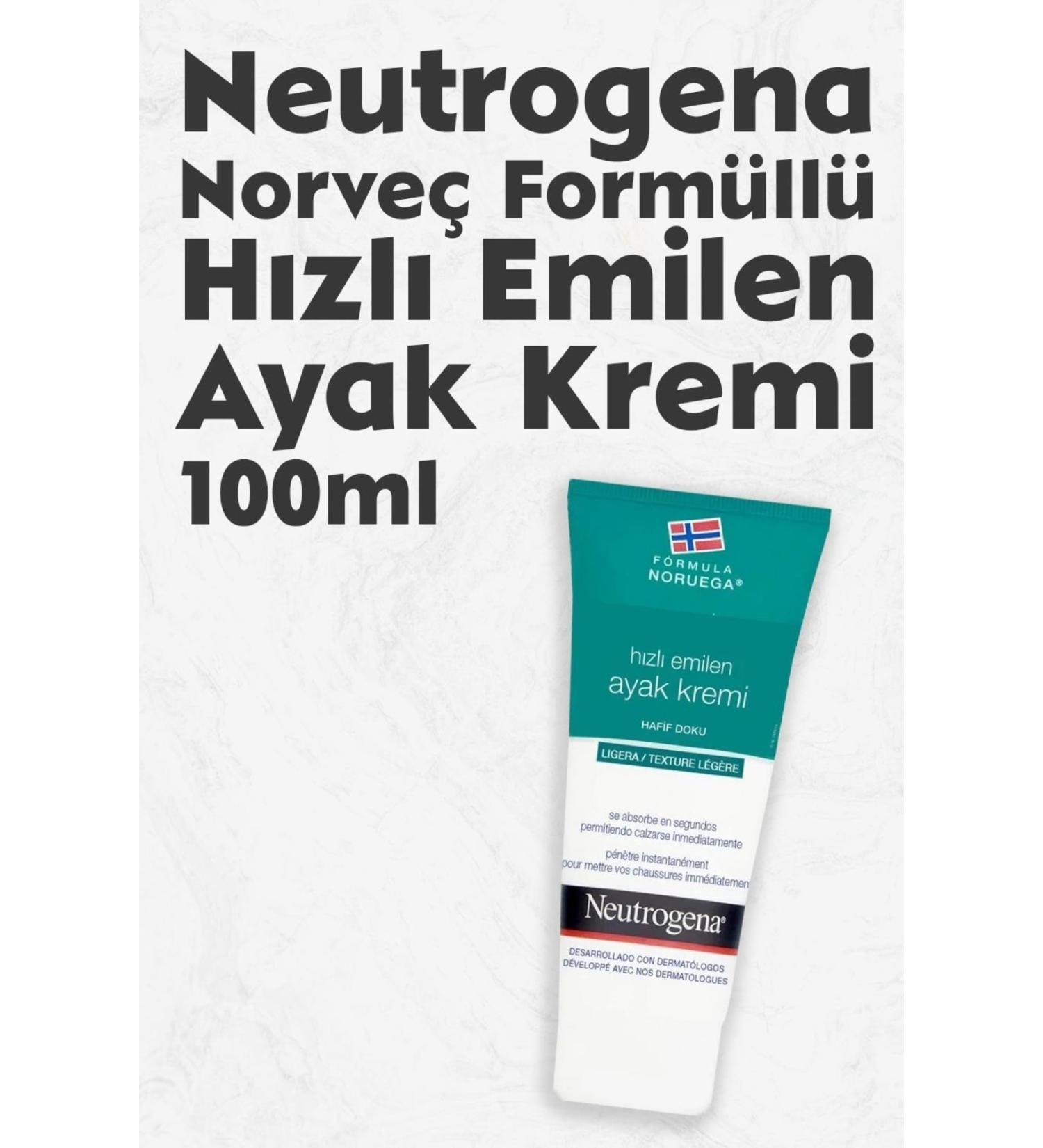 Neutrogena Norwegian Formula Fast Absorbing Foot Cream 100 Ml