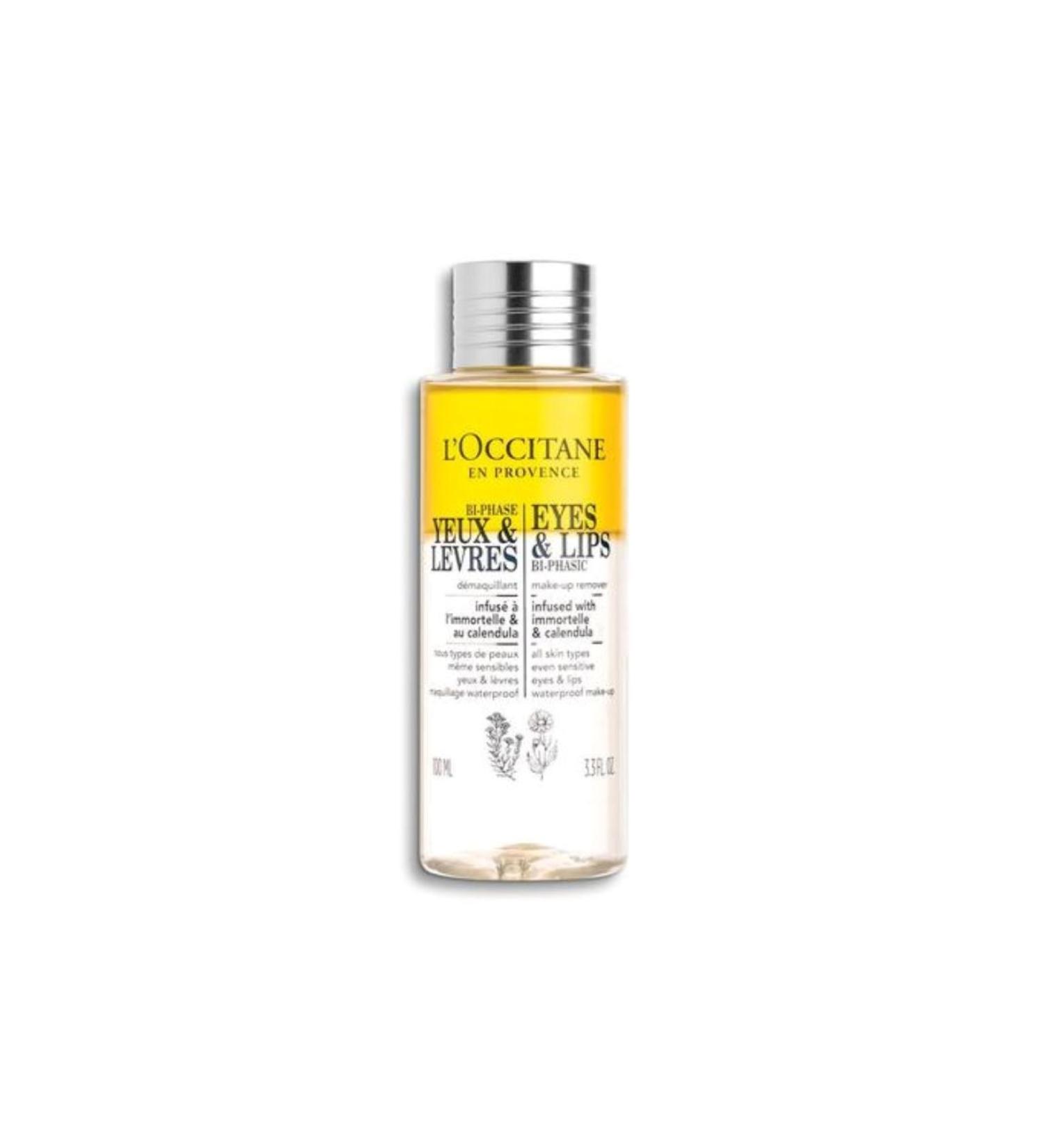 L'Occitane -Eye & Lip Make-up Remover-Infusions Eyes & Lips Bi-Phasic Make-up Remover - 100ml