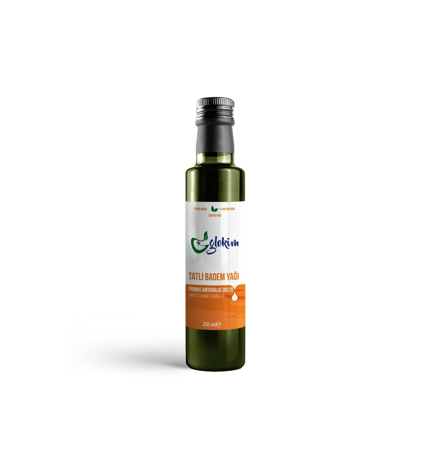 GLOKIM Sweet Almond Oil 250 ml - Cold Pressed