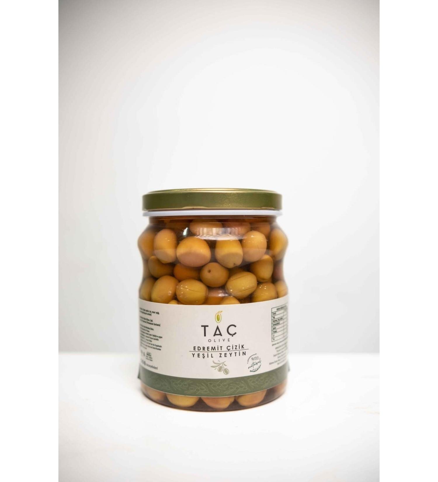 Ta Olives Ta Edremit Scratched Green Olives 500 gr