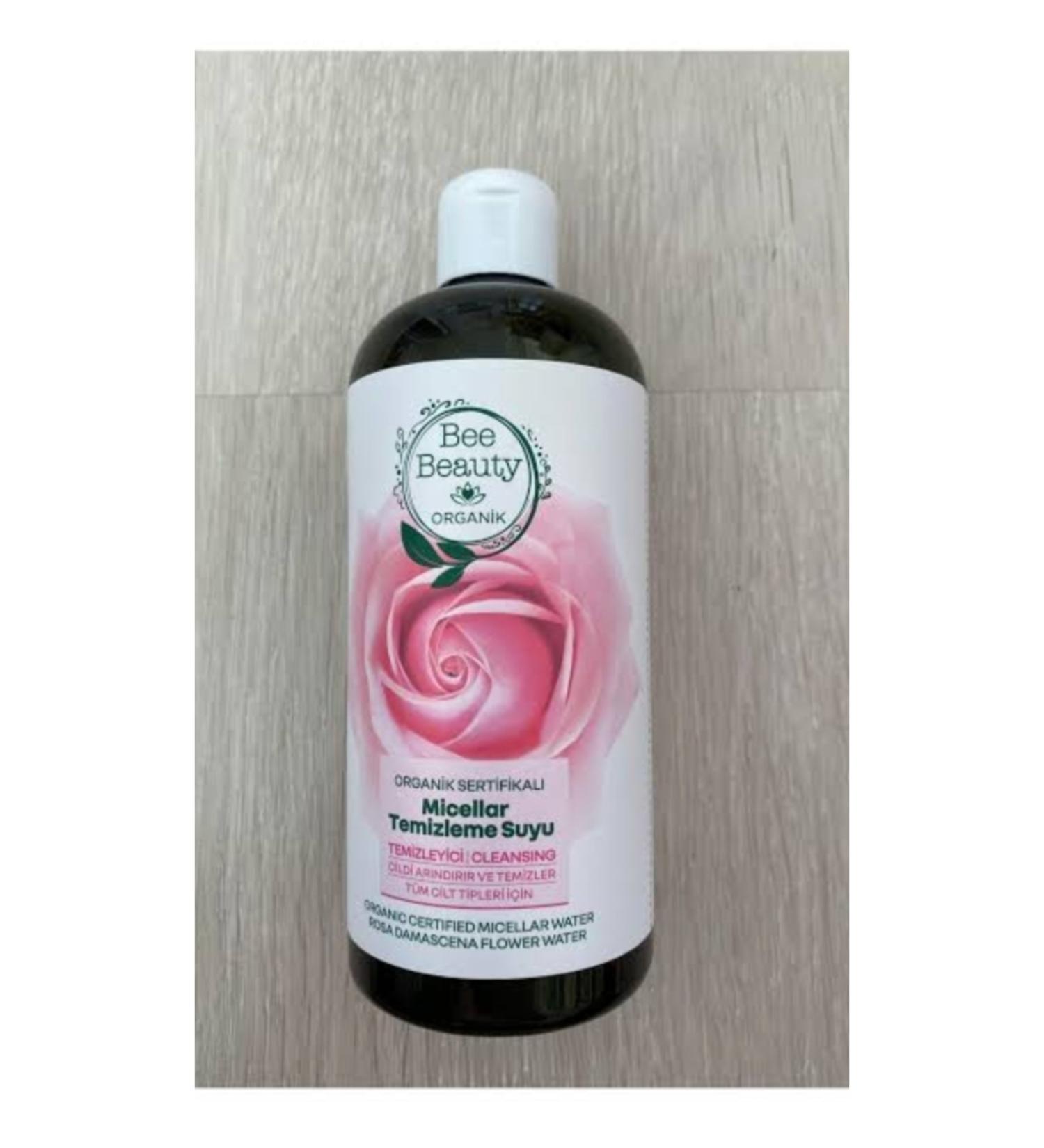 Bee Beauty Organic Certified Micellar Rose Makeup Remover Liquid 400 Ml - Buy Online on GoSupps.com