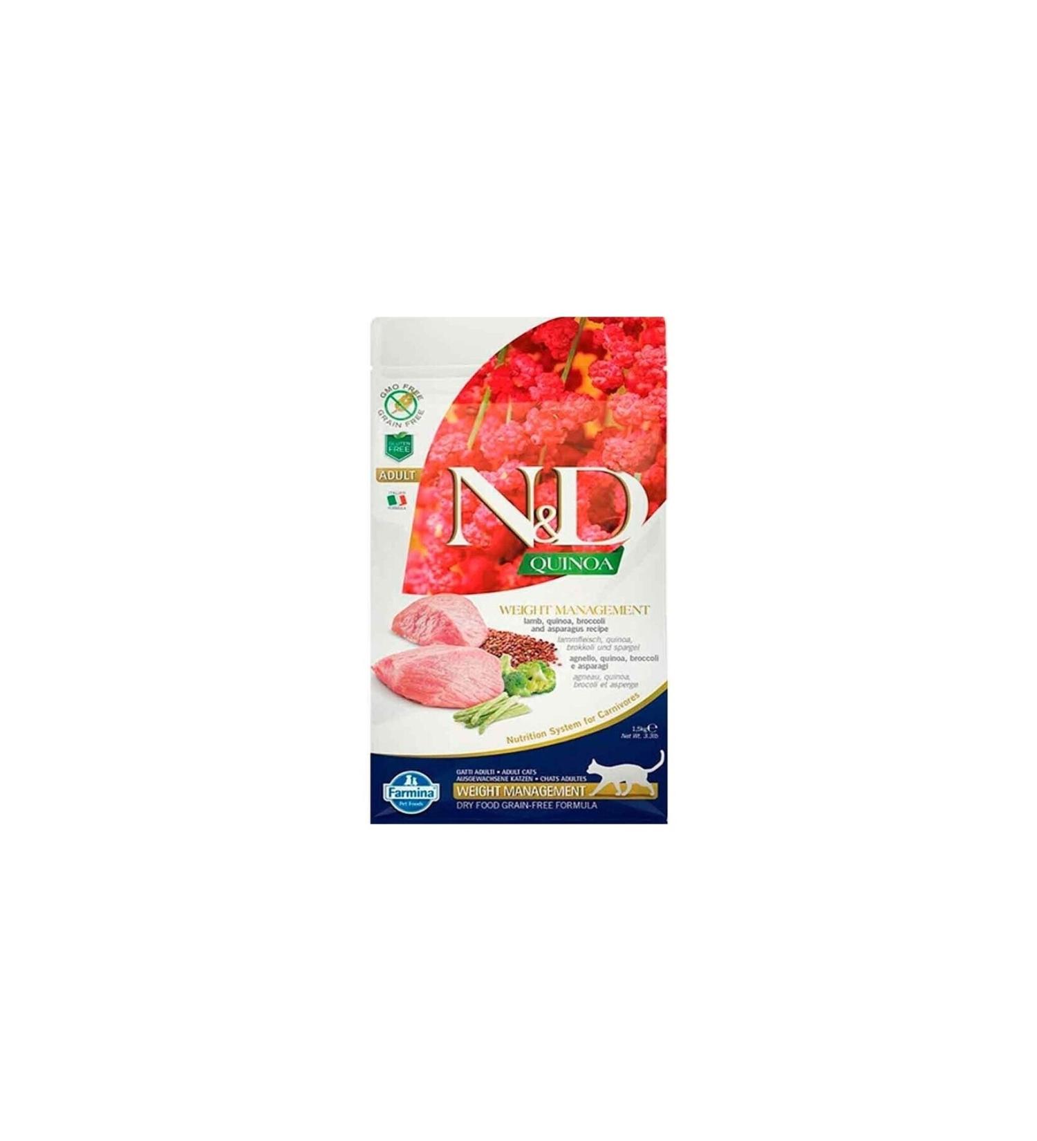N & D QUINOA GRAIN FREE WEIGHT MANAGEMENT LAMB 300 GR