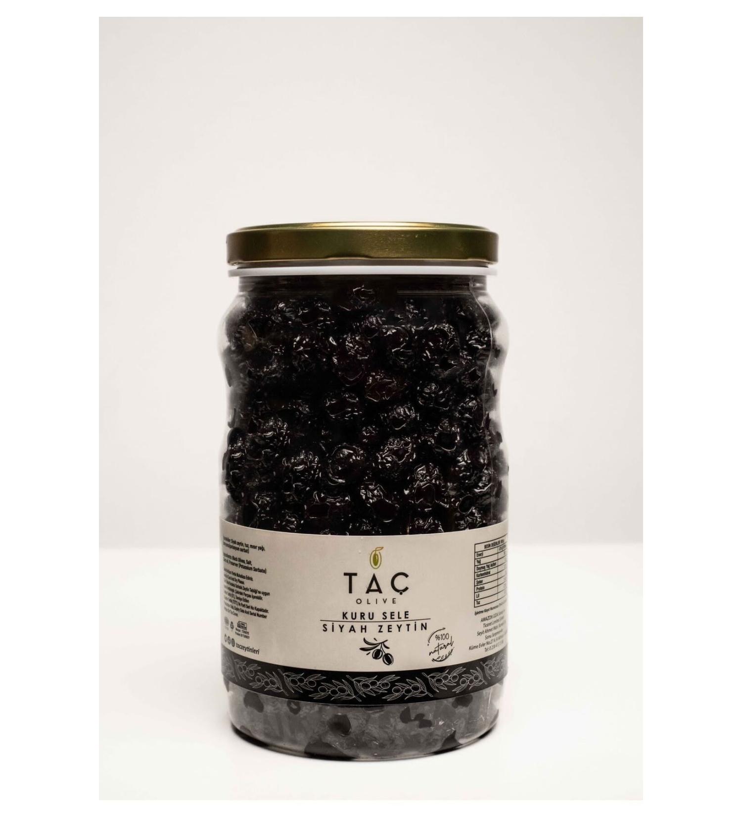 Crown Olives Crown Dry Black Olives 1 kg