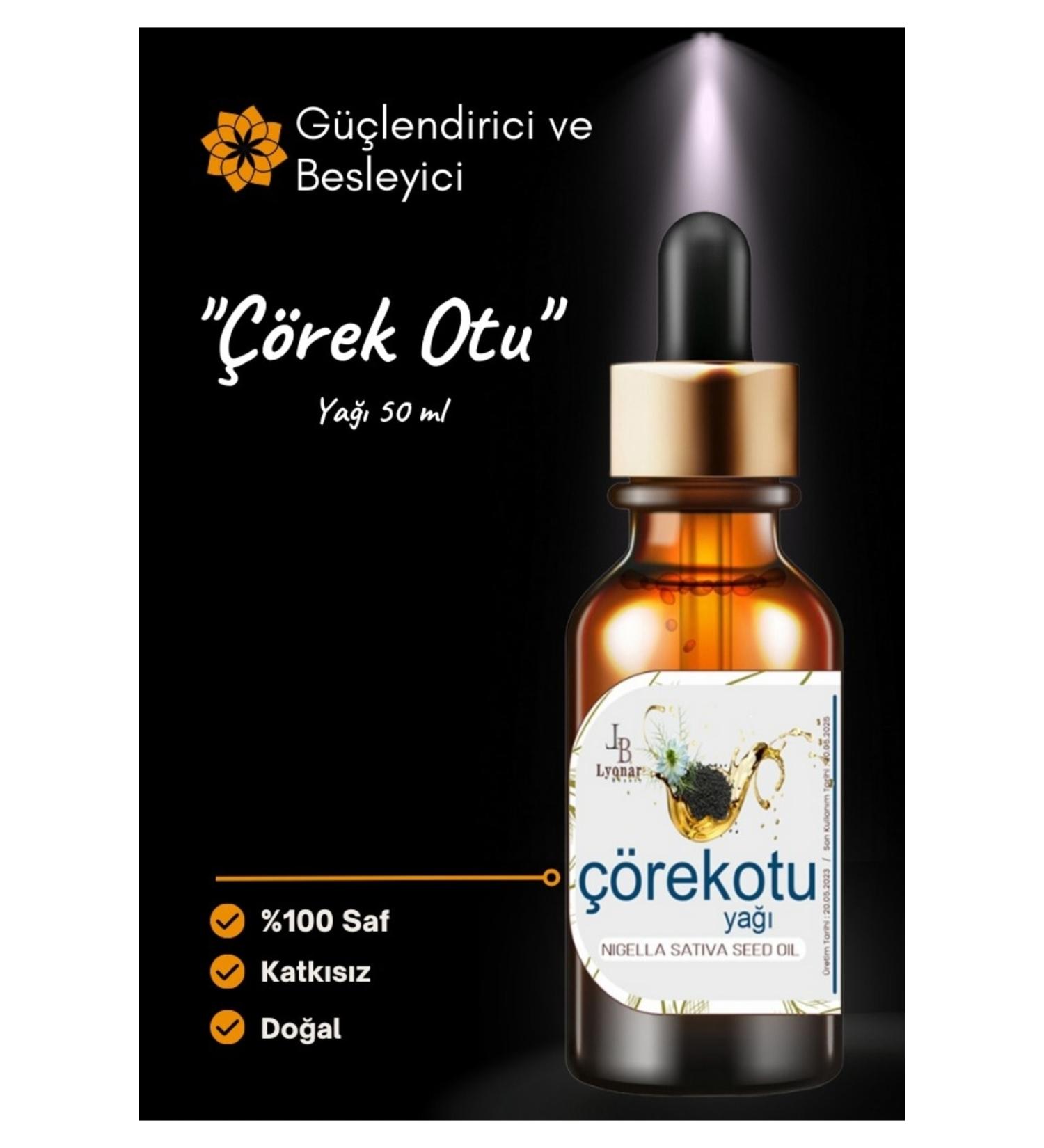 Lyonar Pure Black Cumin Oil 50ml Lyonar Suitable for Hair and Skin