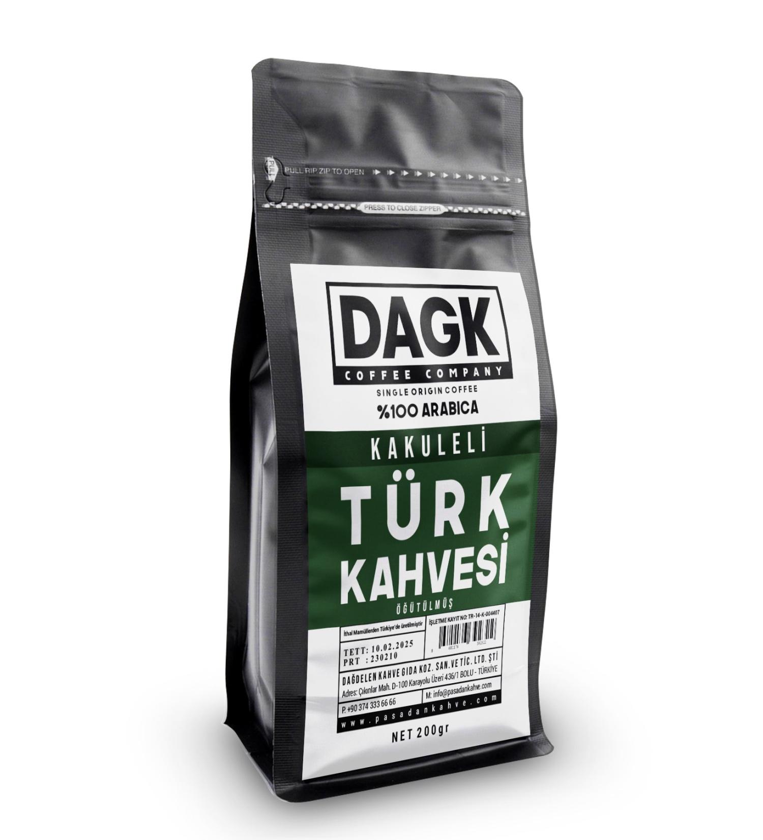 Dagk Cardamom Turkish Coffee 200g Ground - Buy Online on GoSupps.com