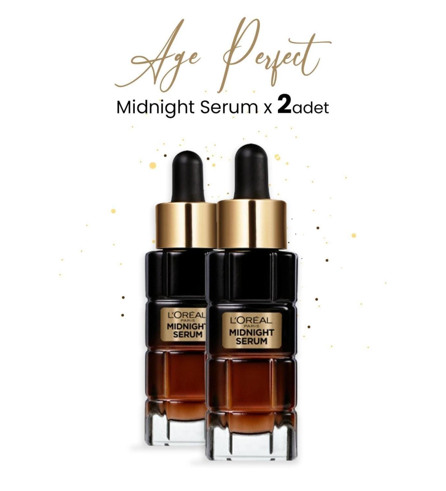 L'Oreal Paris Age Perfect Midnight Serum 30 ml x 2 Pieces