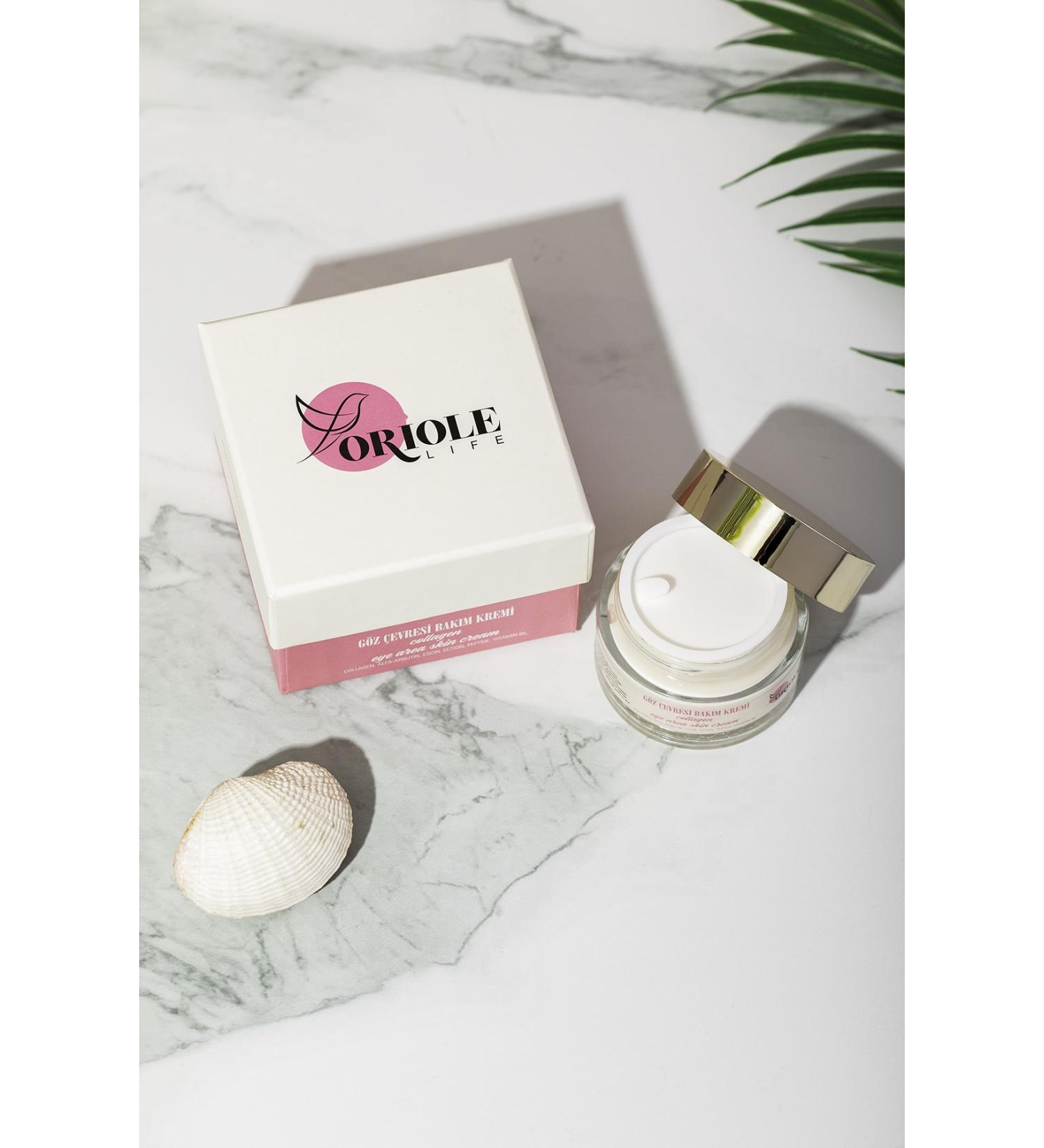 Oriole Life Natural Anti-Wrinkle Eye Contour Care Cream - COLLAGEN HYALURONIC ACID SHEA BUTTER VITAMIN E