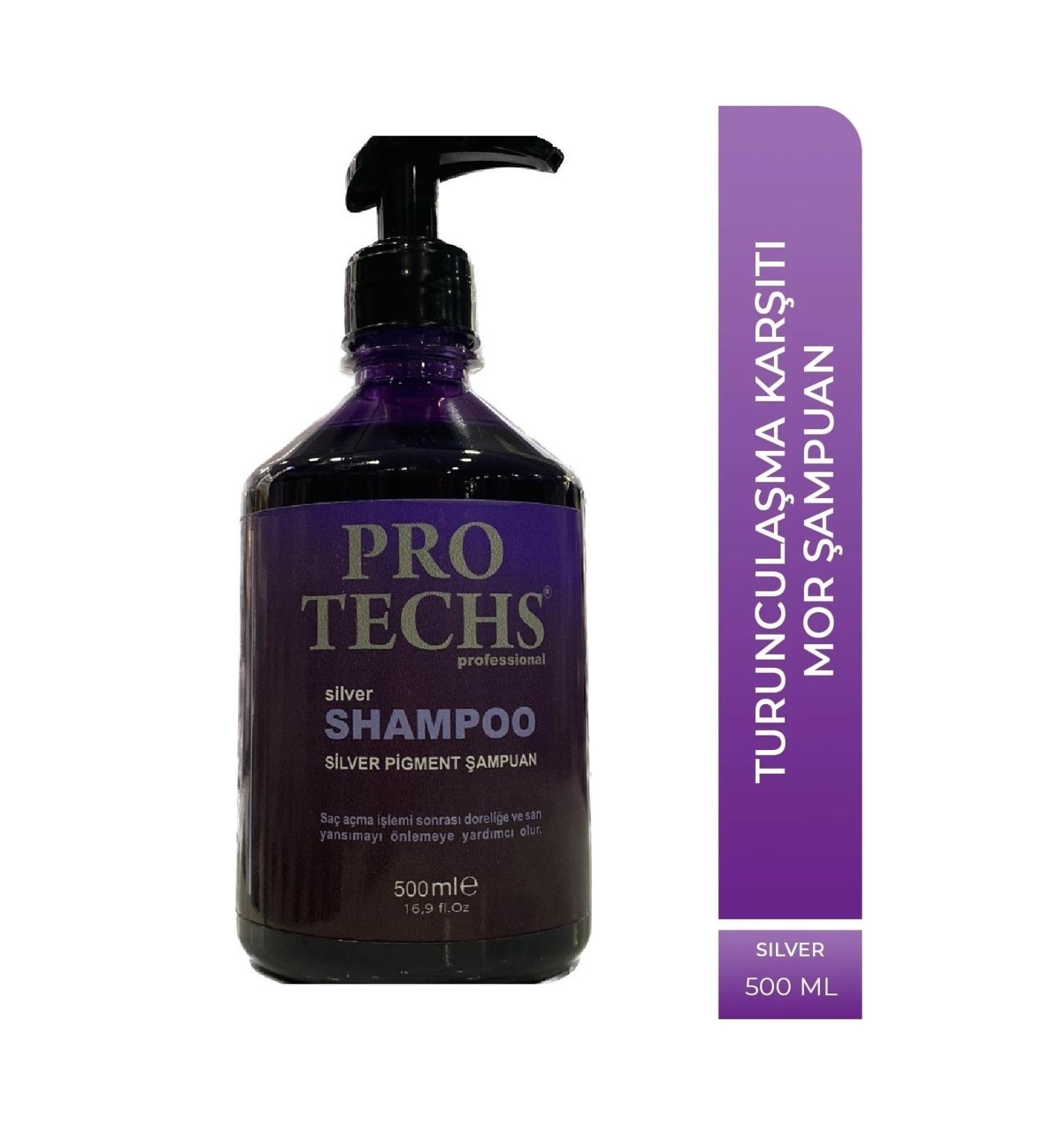 PRO-TECHS Silver Purple Pigment Shampoo 500 ml