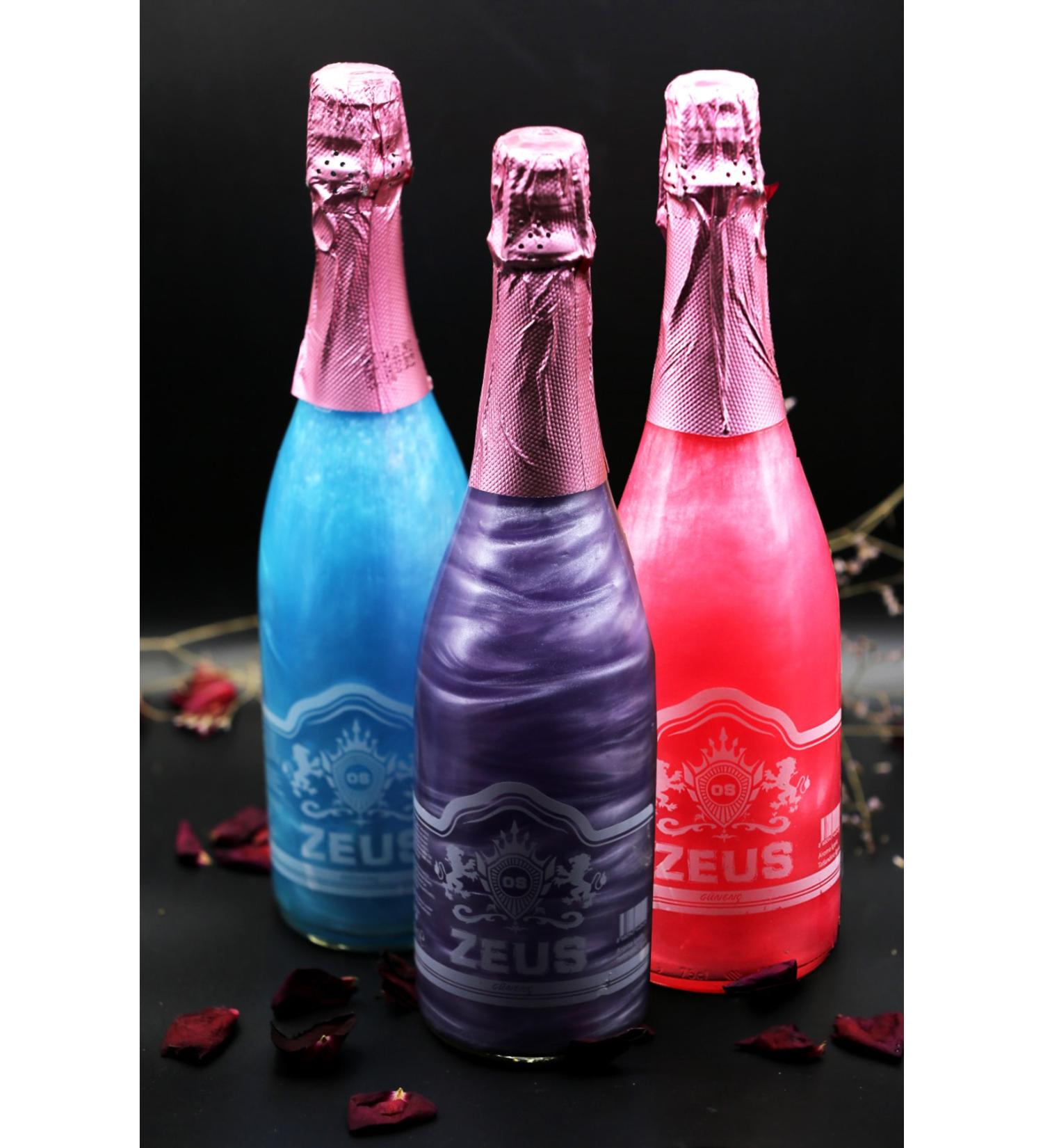 OS ZEUS Soft Drinks Blueberry Pineapple Flavored Blackberry Flavored and Strawberry Flavored 3 Pieces