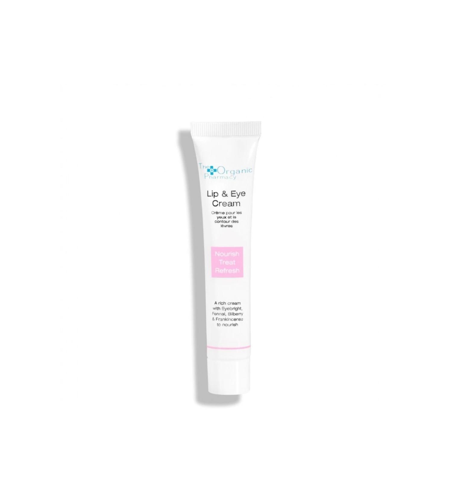 The Organic Pharmacy Lip Moisturizer & Anti-Puffiness Dark Circle Fine Line Eye Cream 10ml - Buy Online on GoSupps.com