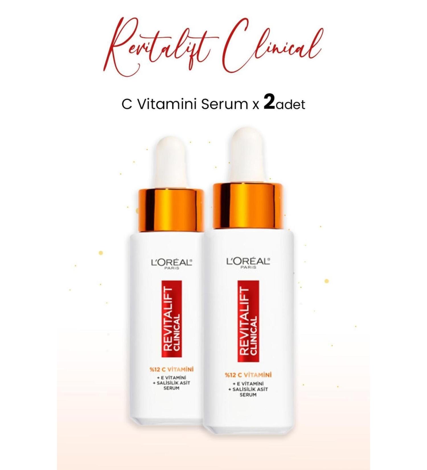 L'Oreal Paris Loreal Paris Revitalift Clinical Serum Vitamin C 30 ml x 2 Pcs