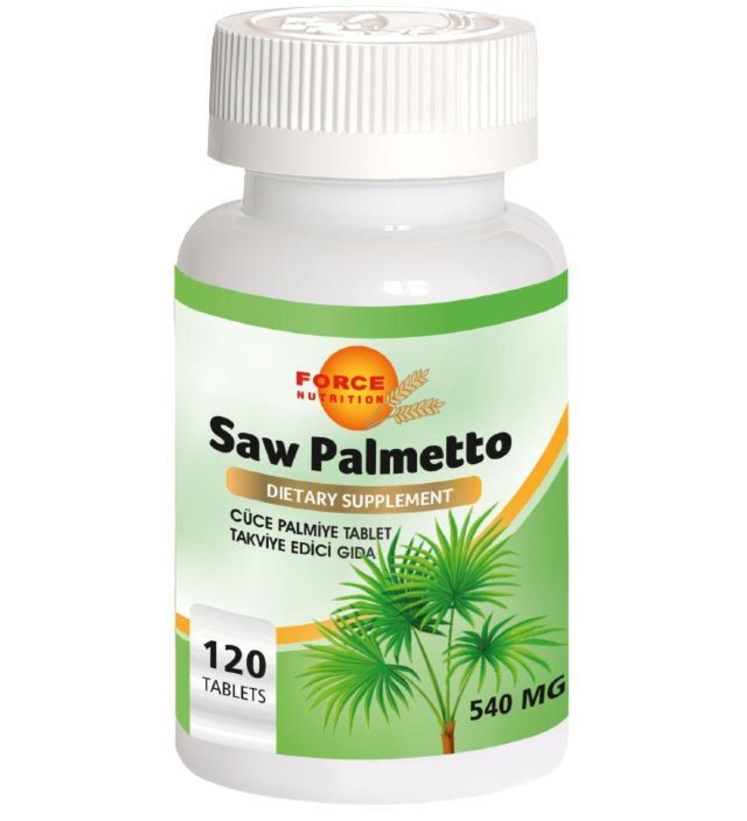 Force Nutrition Saw Palmetto 540 Mg 120 Tablets