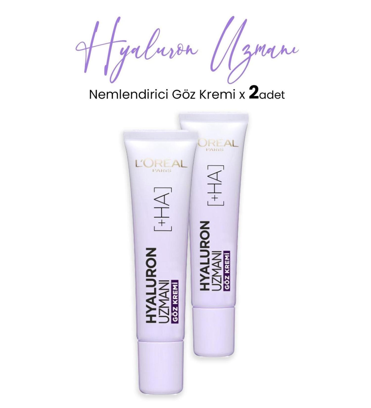 L'Oreal Paris Hyaluron Expert Moisturizing Cream Eye 15 ml x 2 Pcs