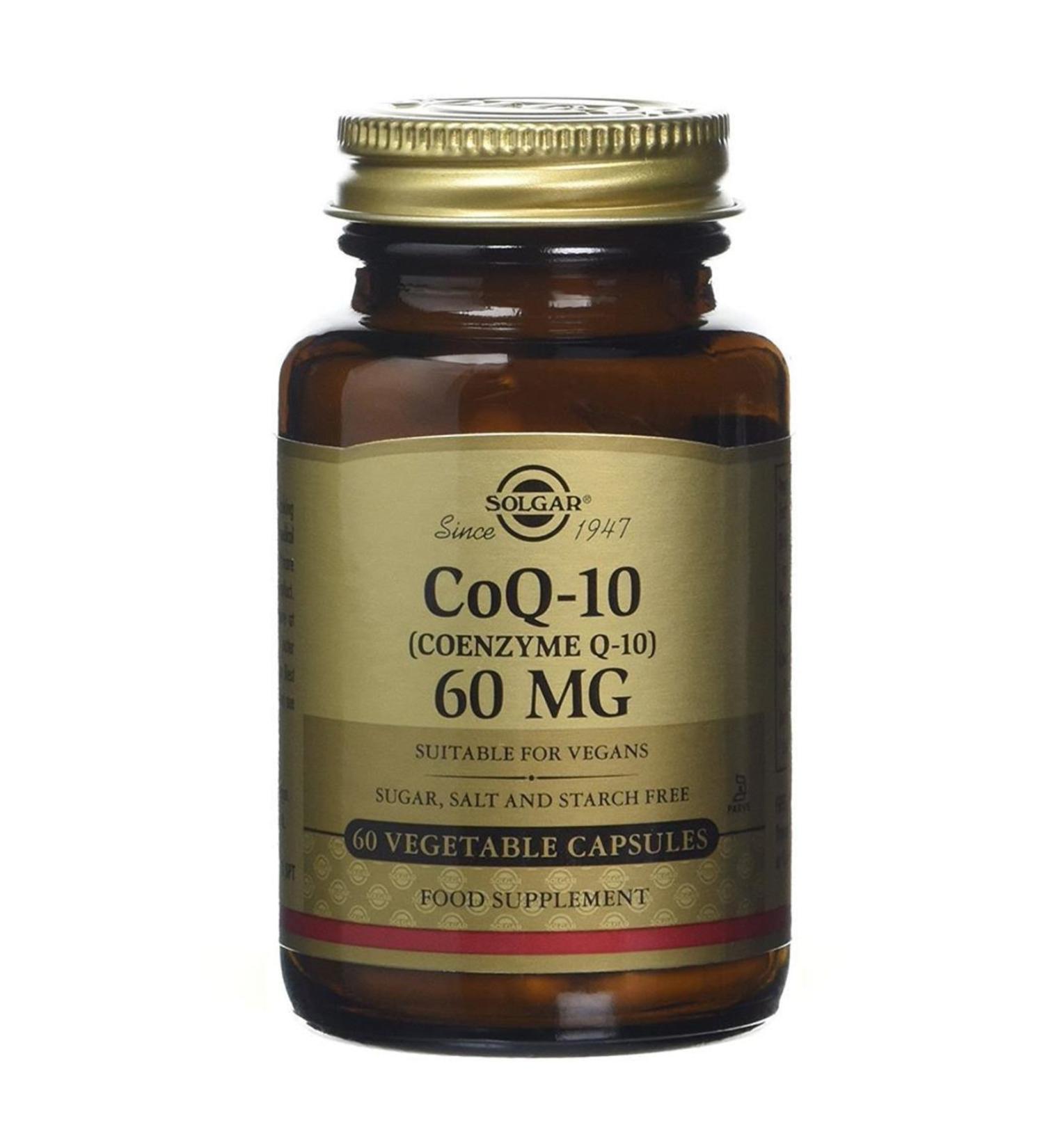 Solgar Co-Q10 (Coenzyme Q10) 30 Mg 60 Capsules
