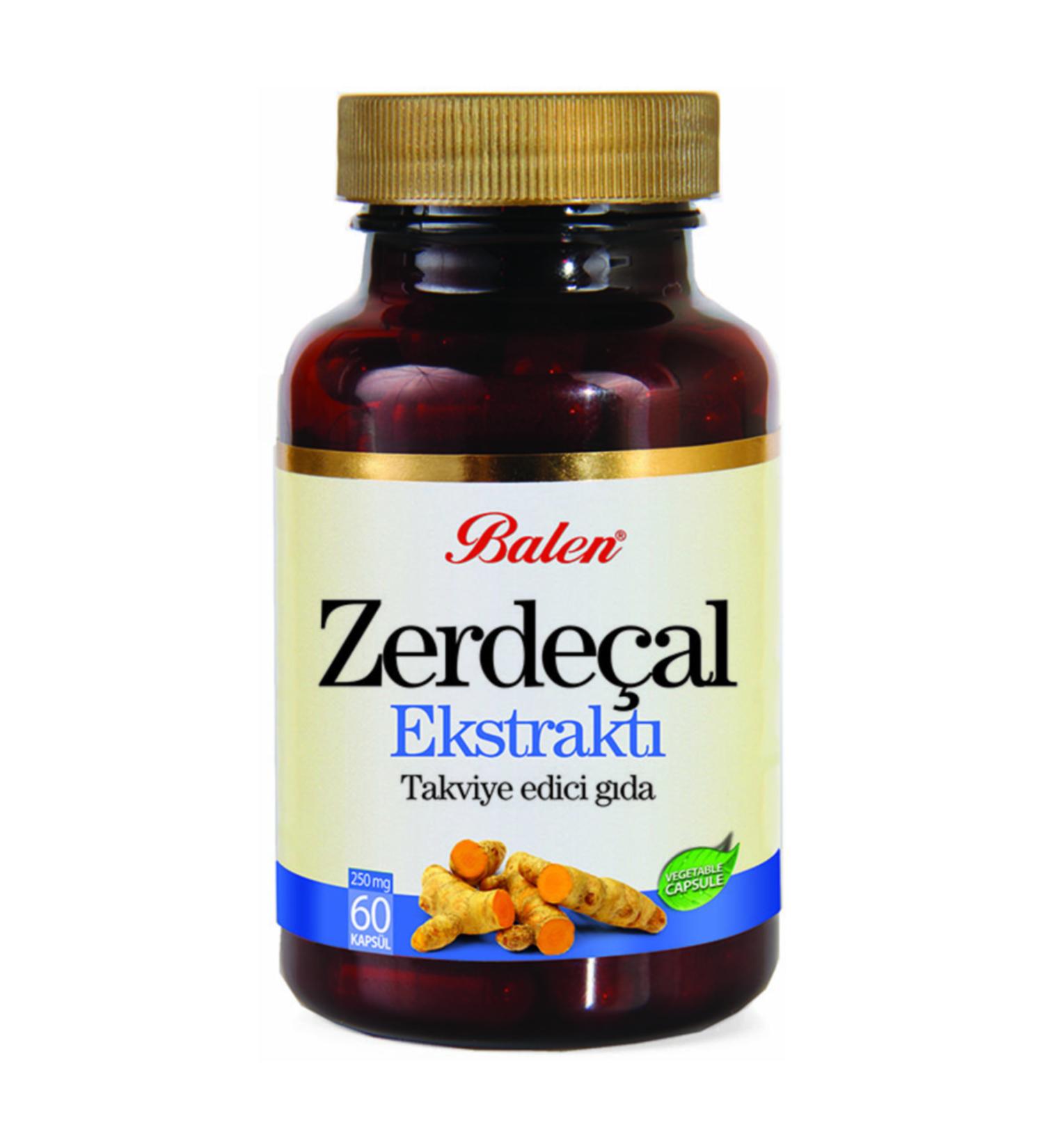 Balen Turmeric Extract 60 Capsules 250 mg