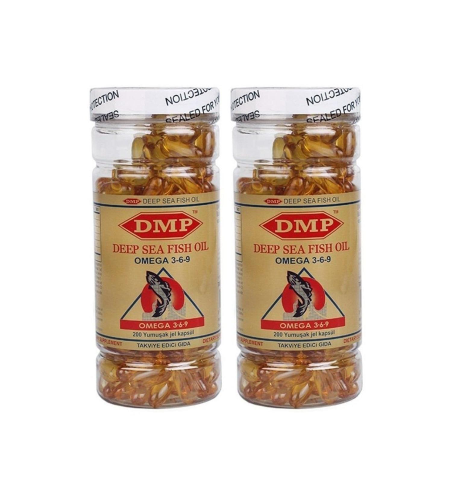 DMP Omega 3.6.9 Fish Oil 1000 Mg 2 Boxes 400 Softgels