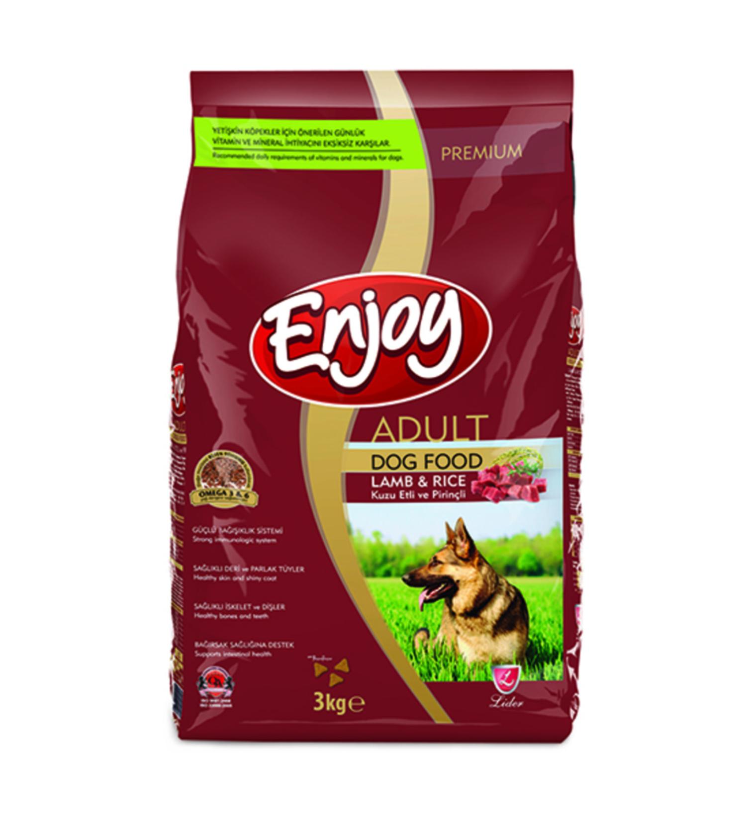 Enjoy Lamb & Rice Adult Dog Food 3 Kg