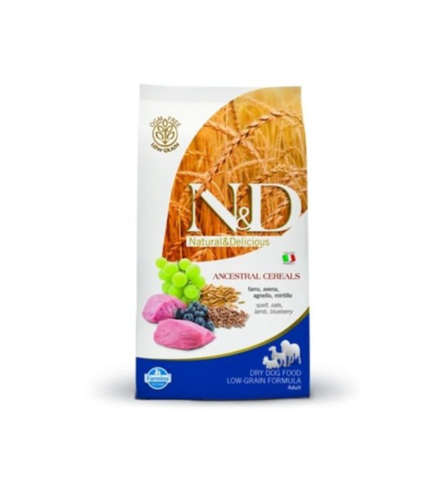 N & D Mini Low Grain Lamb & Blueberry Dog Food 2.5kg