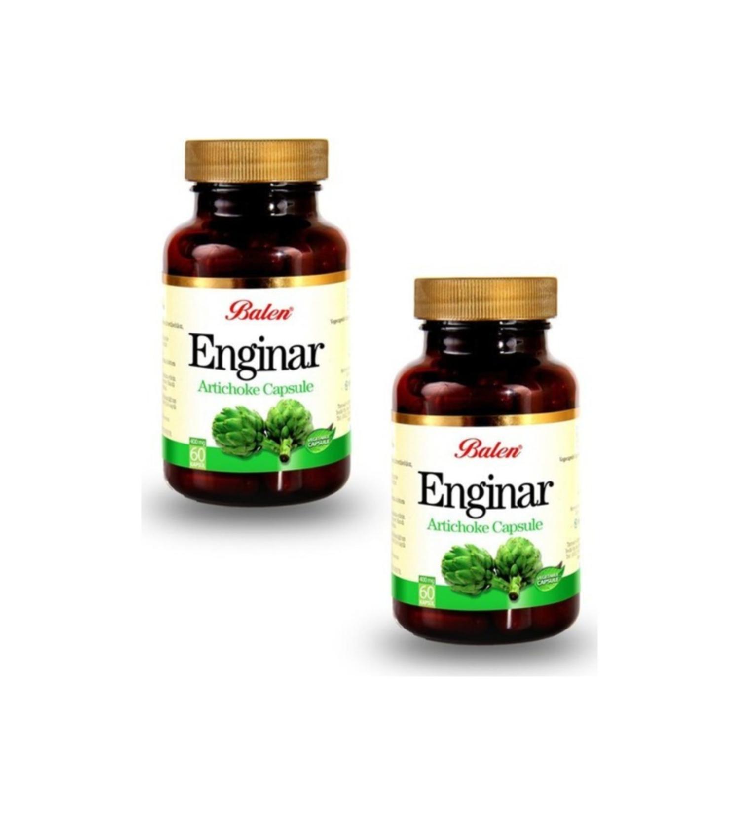 Balen Artichoke Extract Herbal 60 Capsules X 2 Pieces
