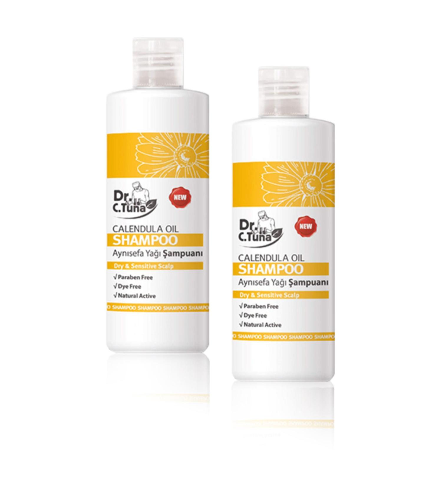 Farmasi Dr. C. Tuna Calendula Oil Shampoo-225ml Set of 2