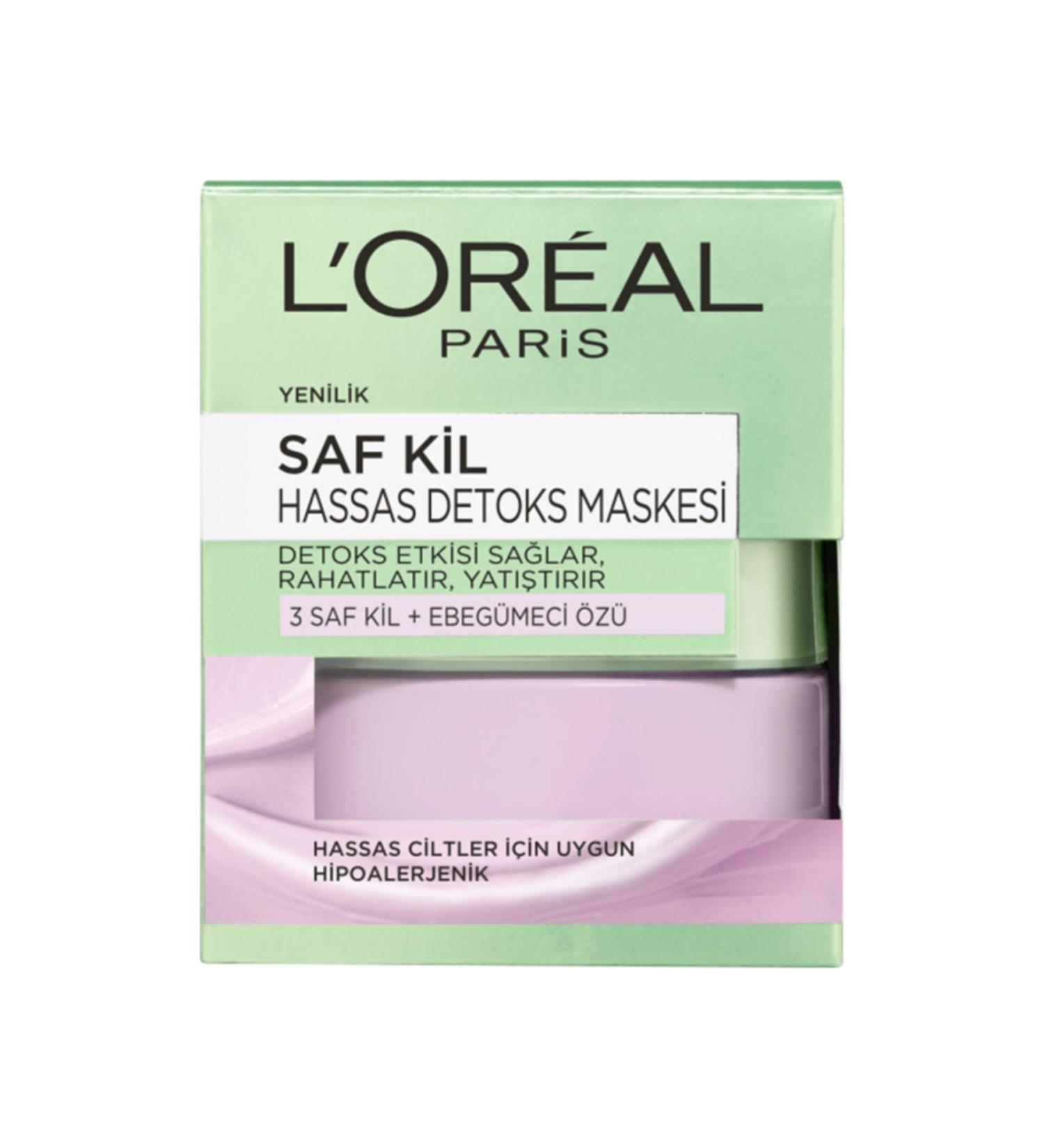 L'Oreal Paris Pure Clay Gentle Detox Mask - Buy Online on GoSupps.com
