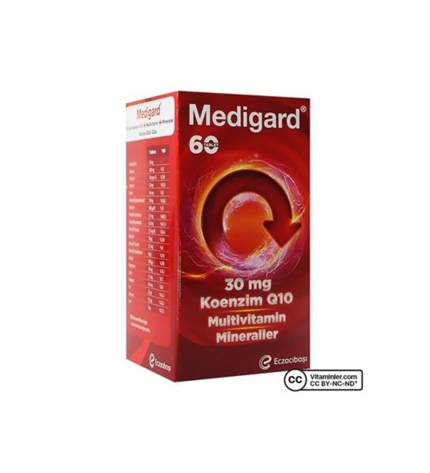 MED GARD Medigard Vitamin Mineral Complex CoQ10 60 Tablets