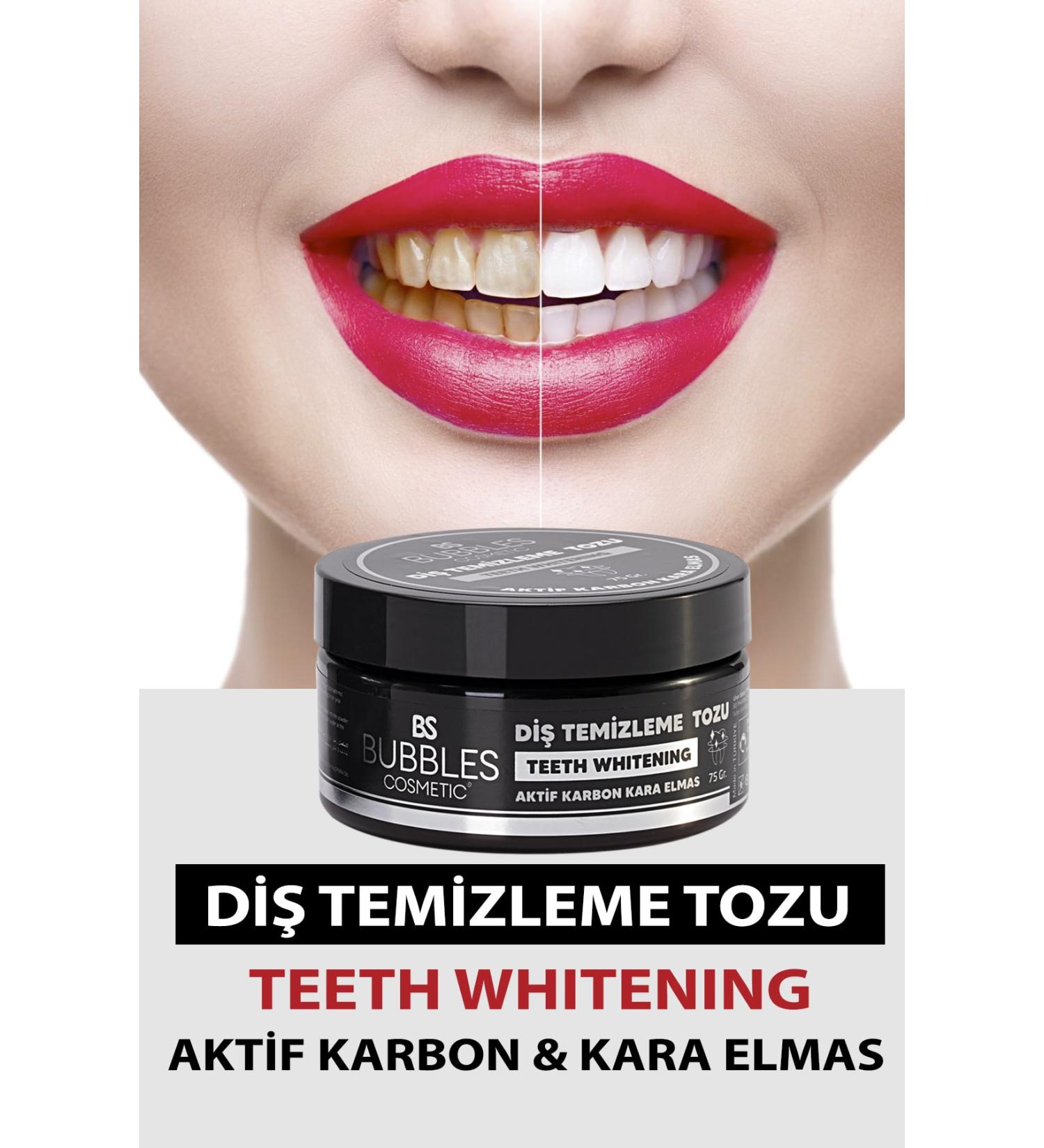 bs bubbles cosmetic 75gr Teeth Whitening Powder Active Carbon Launch Price - Buy Online on GoSupps.com