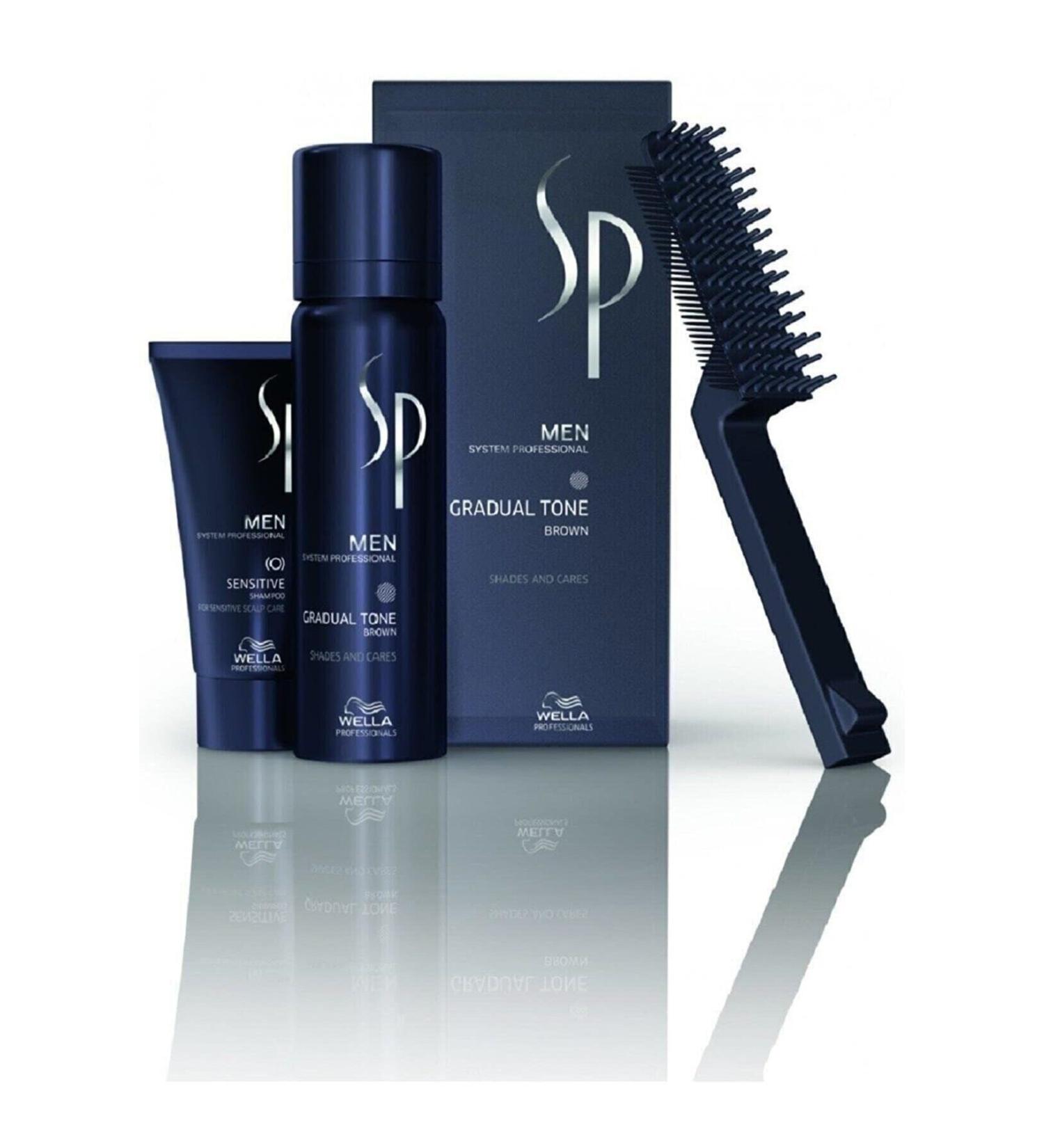 Wella Sp Men Pigment Mousse Gradual Tone Brown 60 ml.